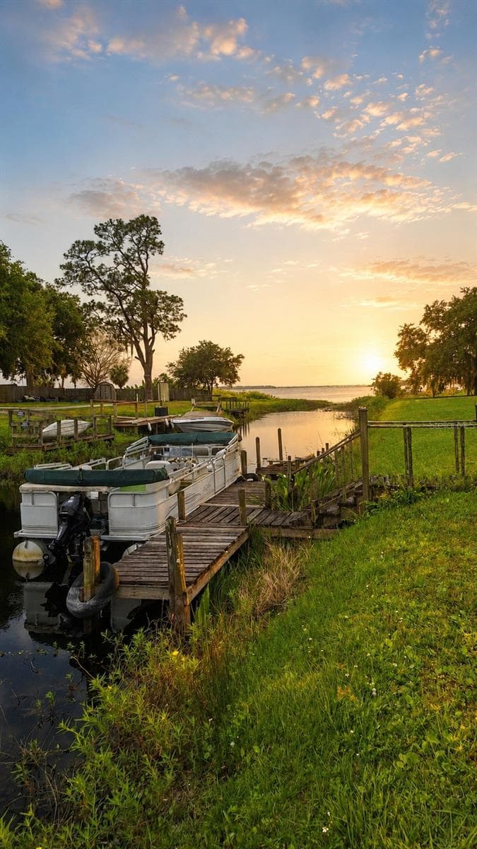 Boat Dock / Canal Access to Alligator Lake - 2234 W MAPLE TER, ST CLOUD