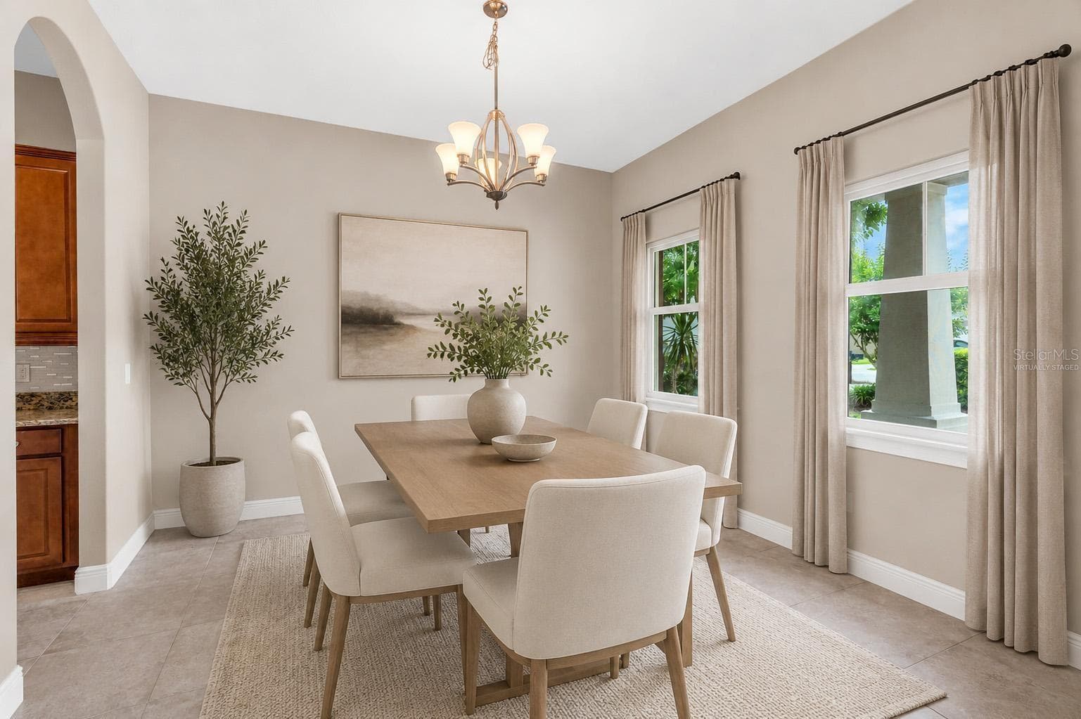 VIRTUALLY STAGED FORMAL DINING ROOM - 903 VICTORIA HILLS DR S, DELAND