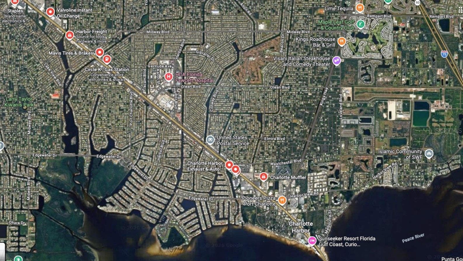 nearby businesses - 3570 TAMIAMI TRL, PORT CHARLOTTE