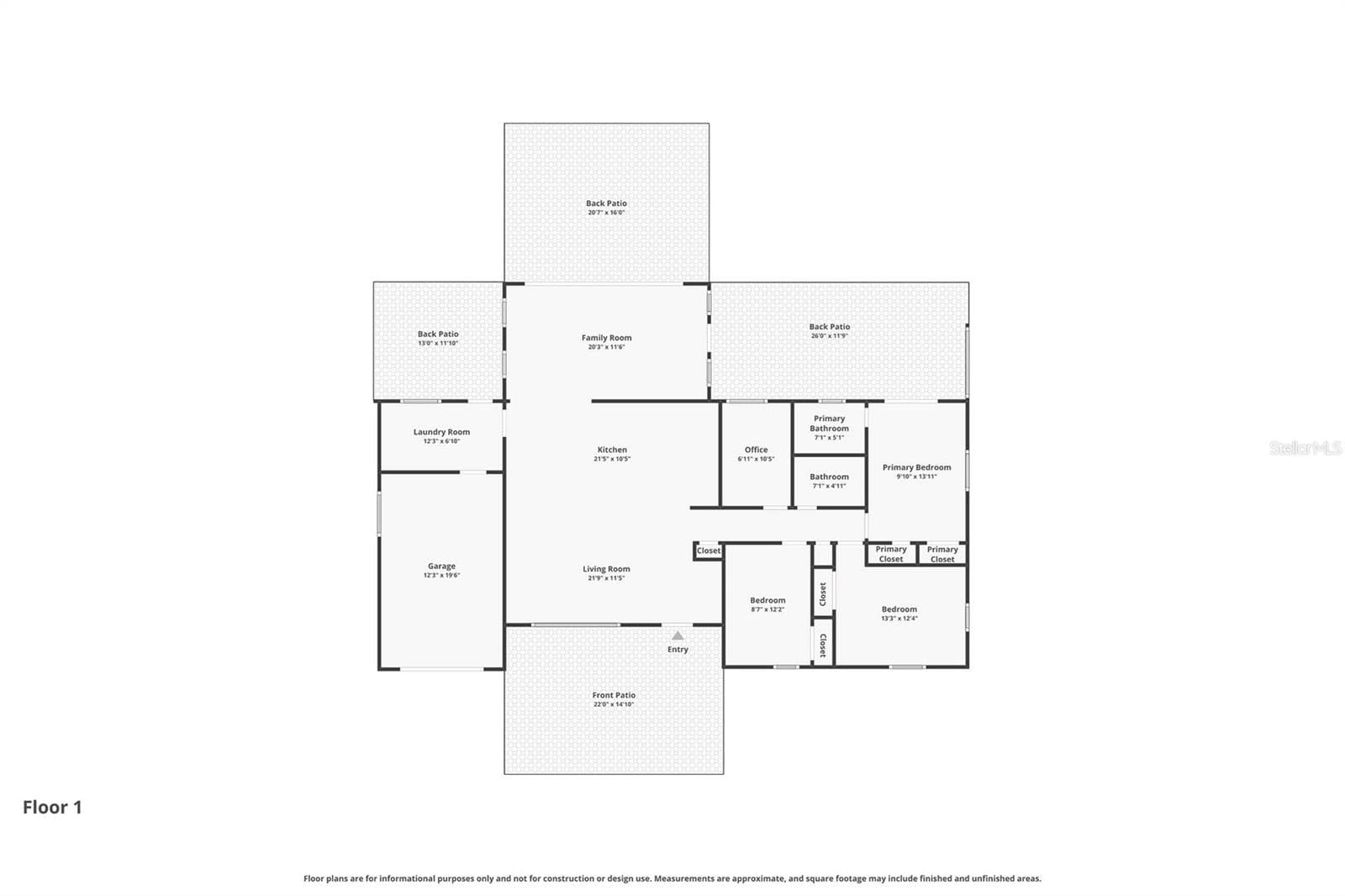 Floor Plan - 5769 ROCKWOOD AVE, ORLANDO