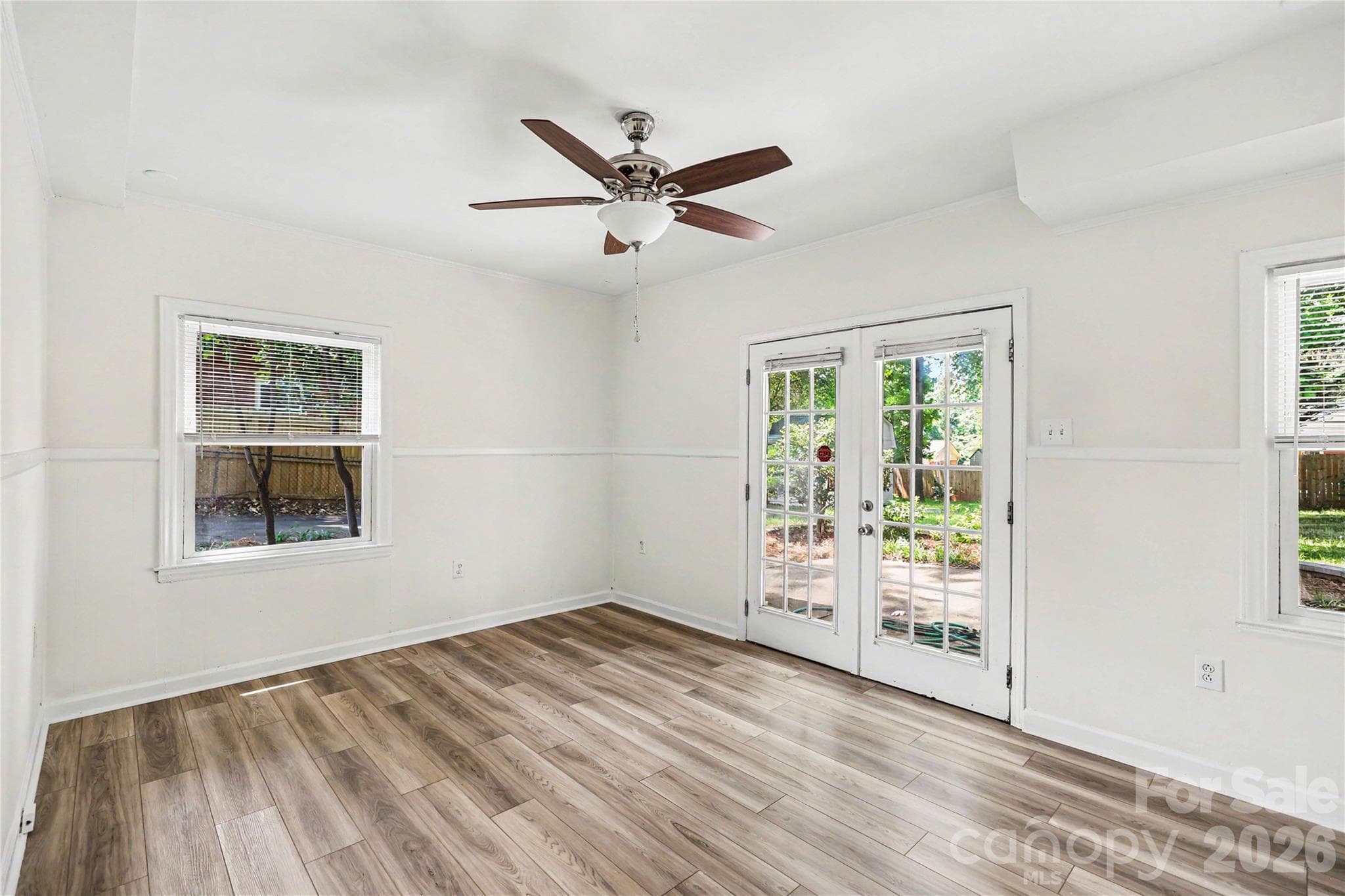 Lower Level with French Doors to outside - Charlotte