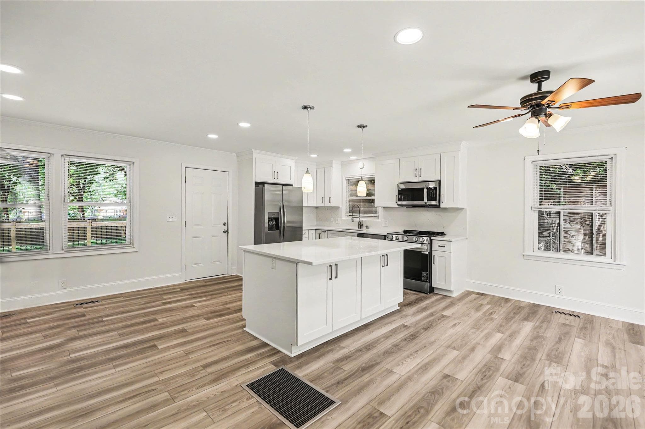 Another view of the kitchen from the living room - Charlotte