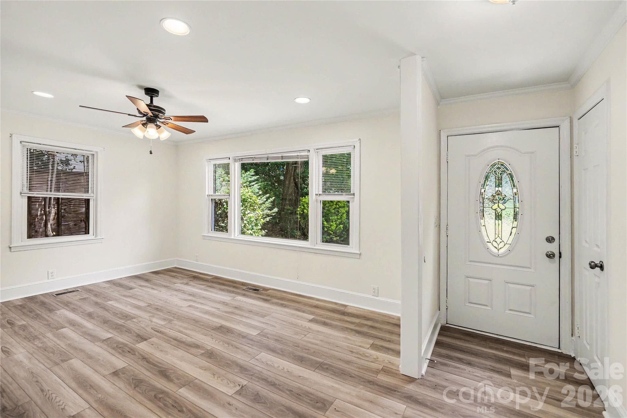 Living Room Front Door Entrance - Charlotte