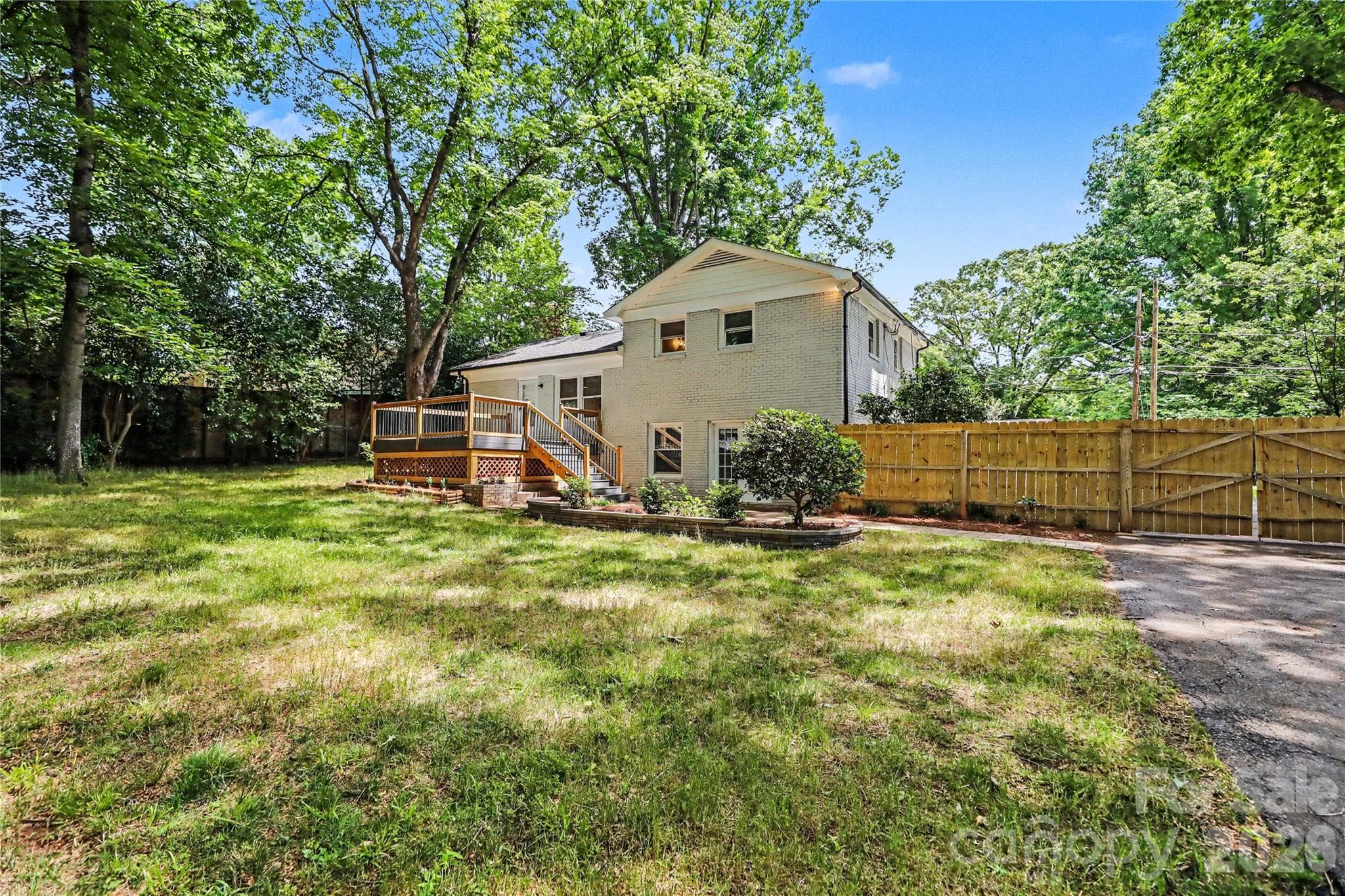 Back Yard Deck and Patio - Charlotte