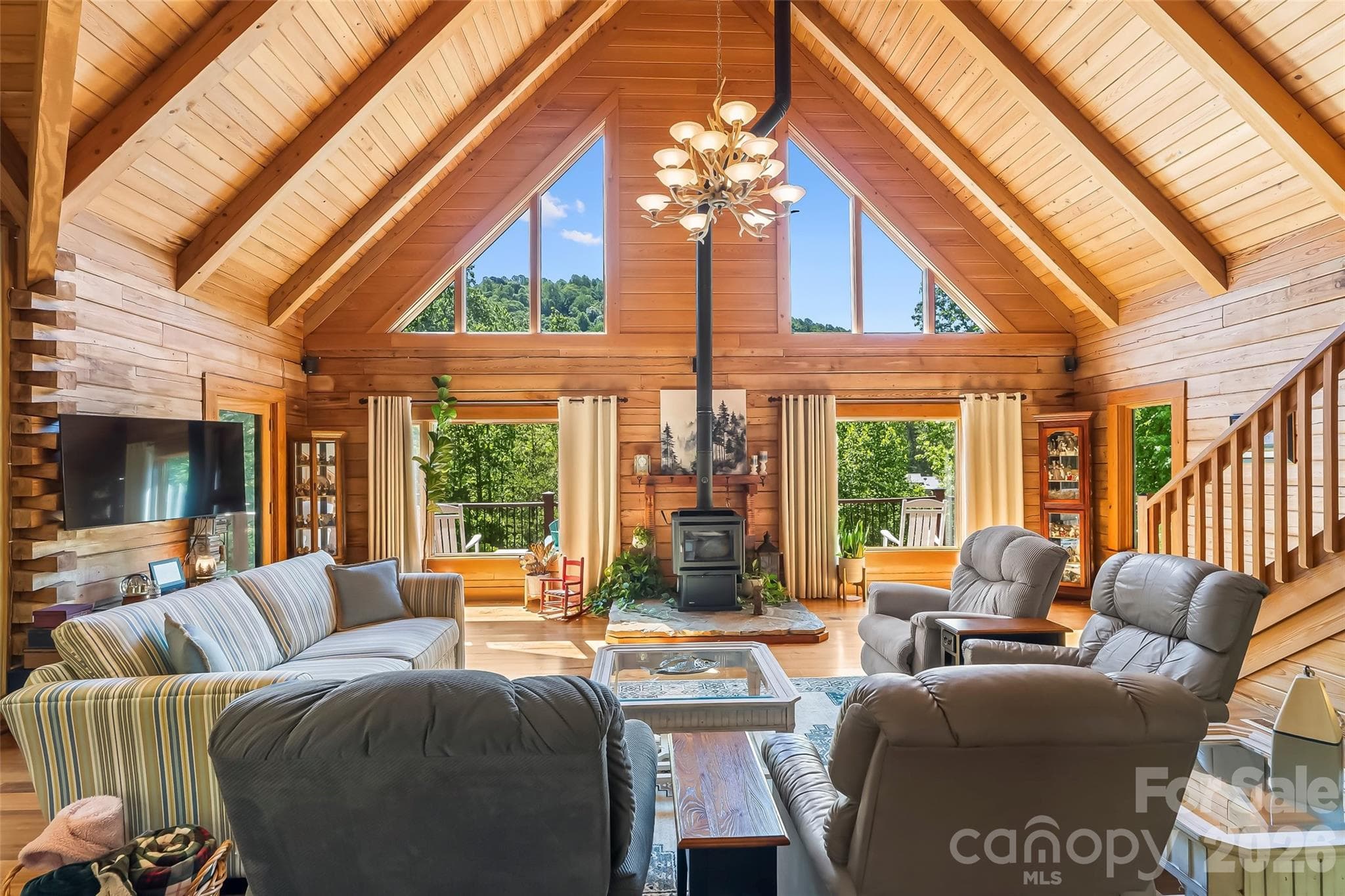 Single Family Residence at 482 Gap Creek Road, Zirconia, photo 3 of 48
