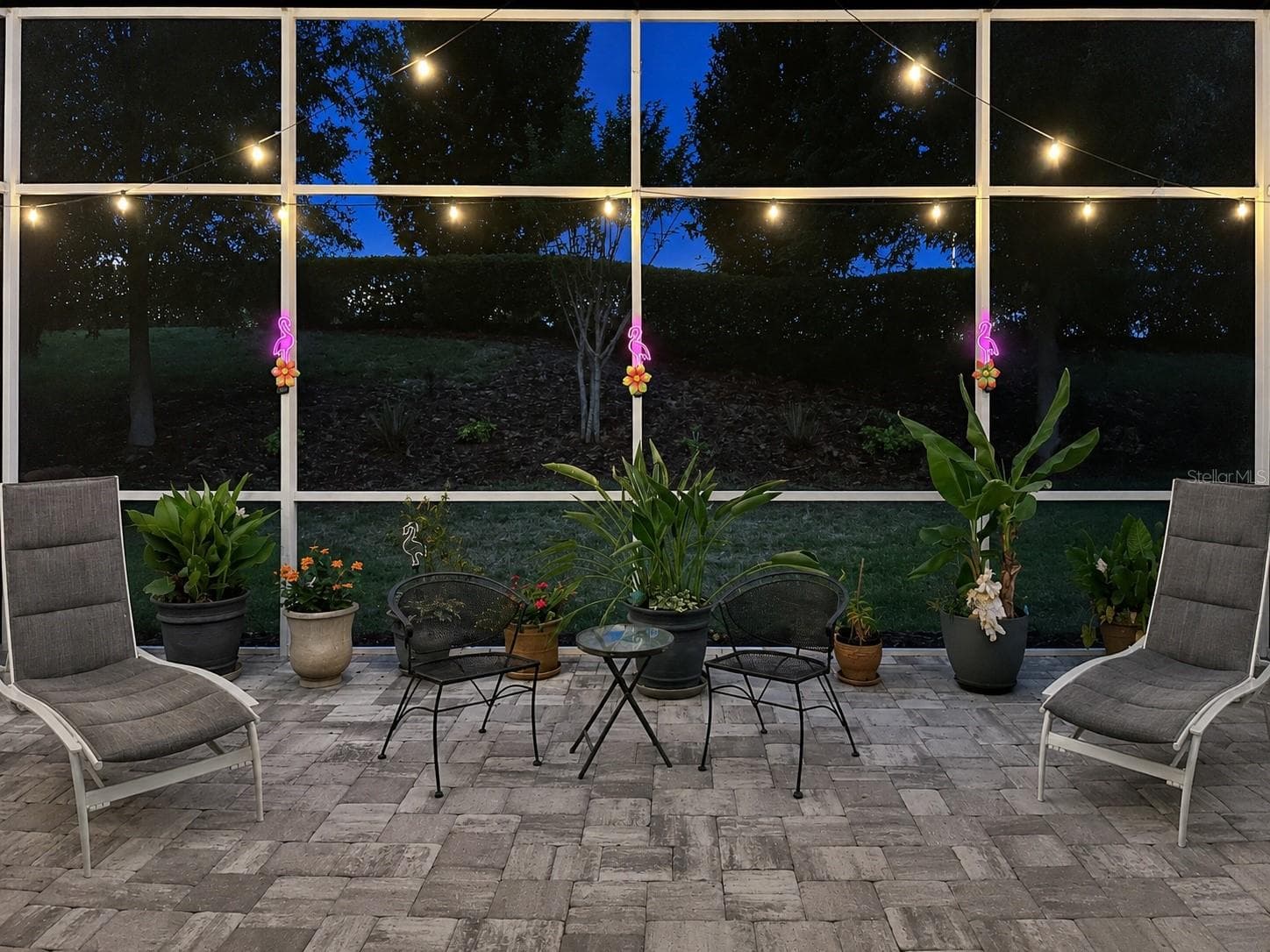 lanai at twilight - 1361 OLYMPIC CLUB BLVD, CHAMPIONS GATE