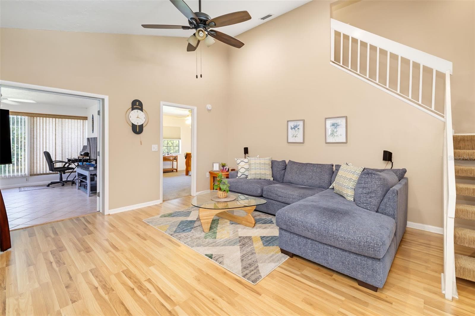 living room - 6581 APPROACH RD #63, SARASOTA