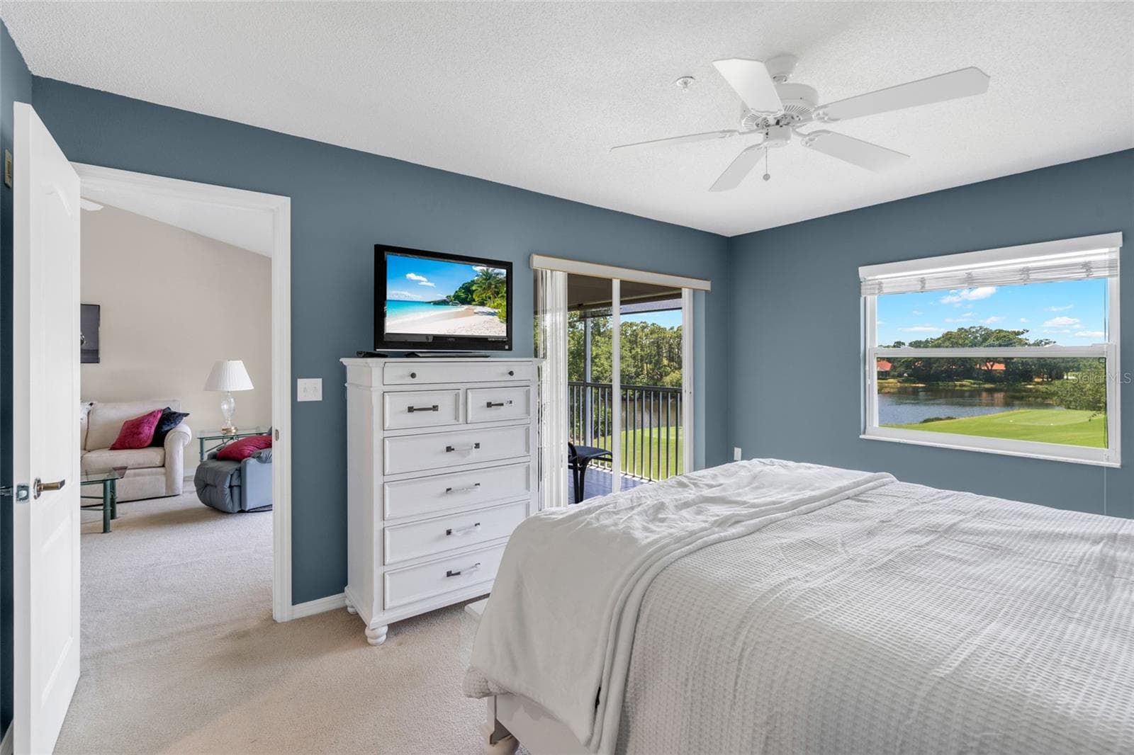 incredible, sprawling view from your primary bedroom - 8750 OLDE HICKORY AVE #9308, SARASOTA