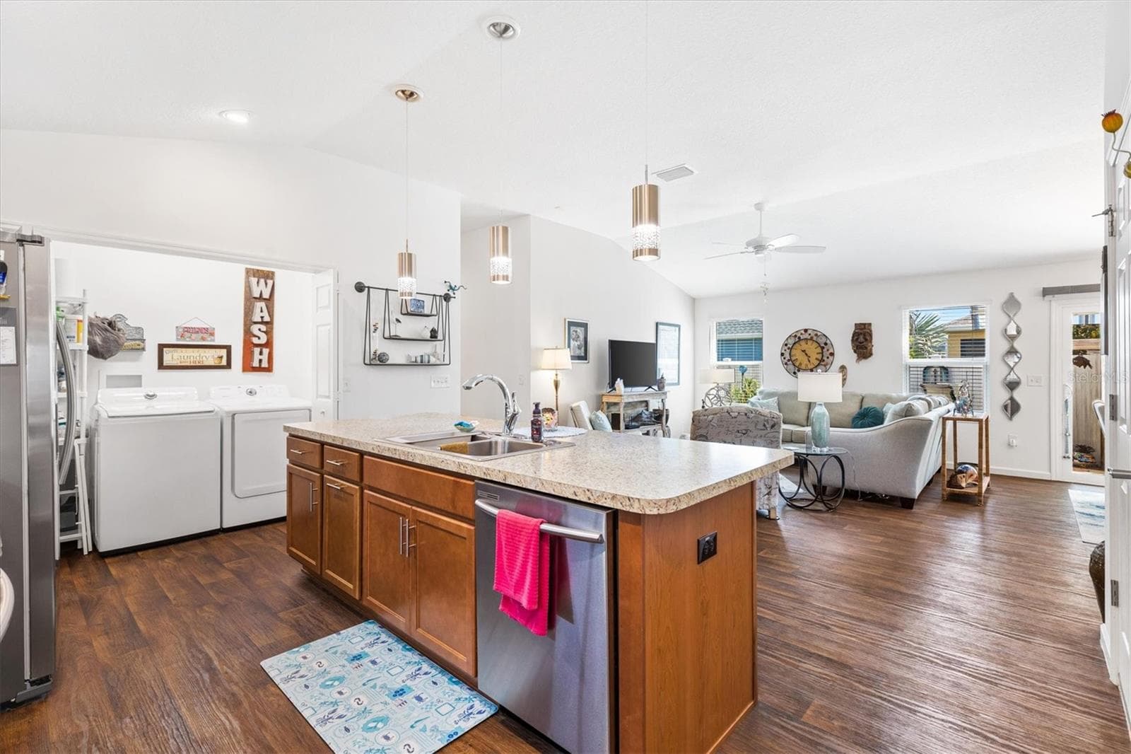Kitchen with view into Dining and Living Room - 1773 BLACKWELL LN, THE VILLAGES