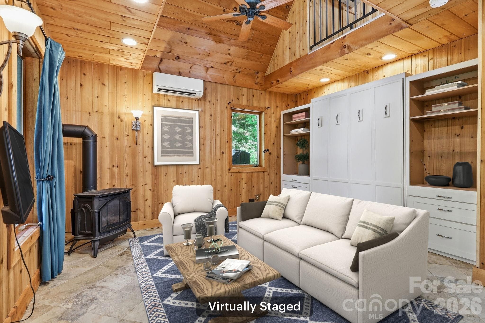 Virtually Staged Living Room - 98 Sparkling Springs Road, Fairview