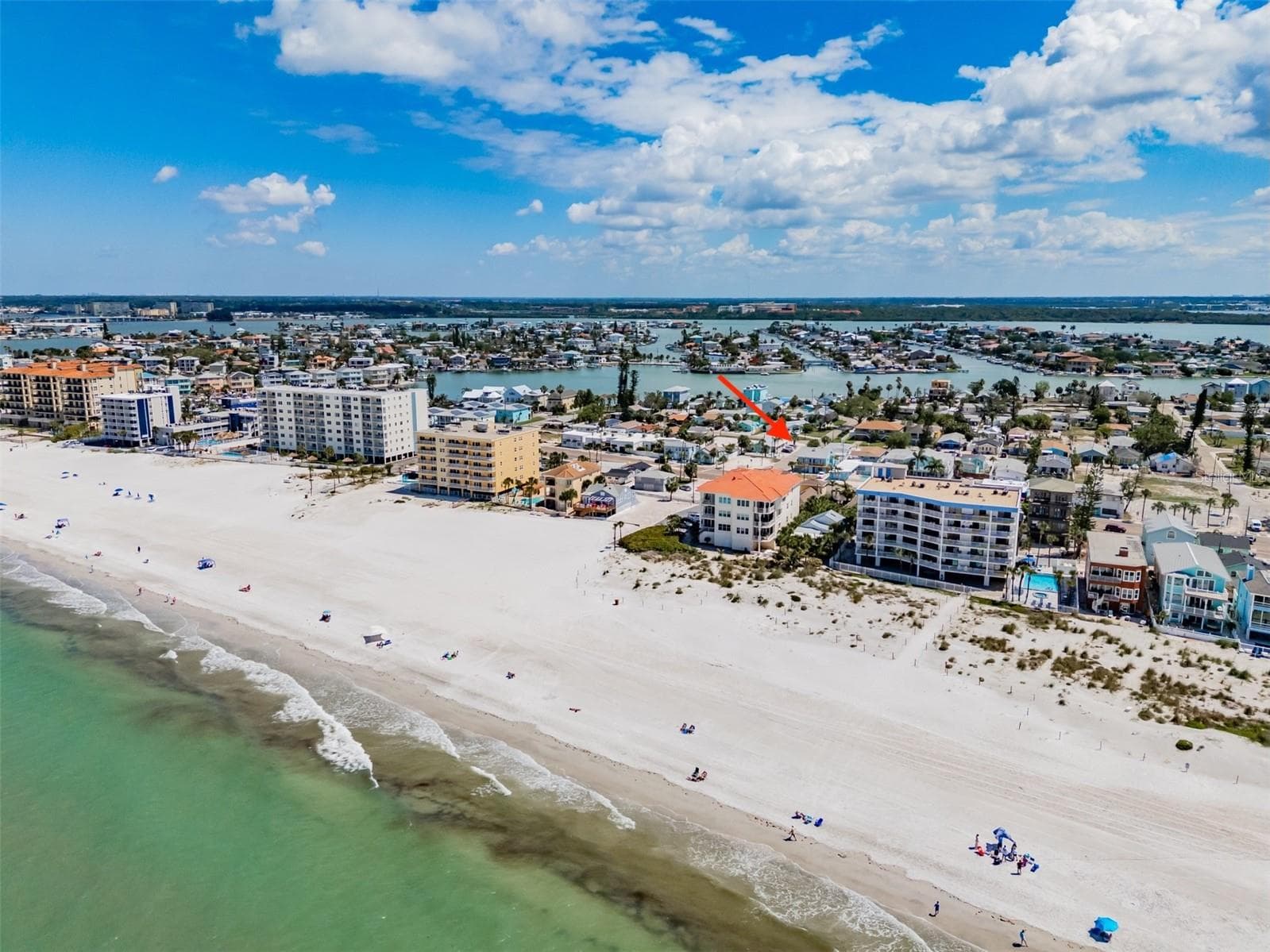 View beach side - 13343 GULF BLVD #14, MADEIRA BEACH