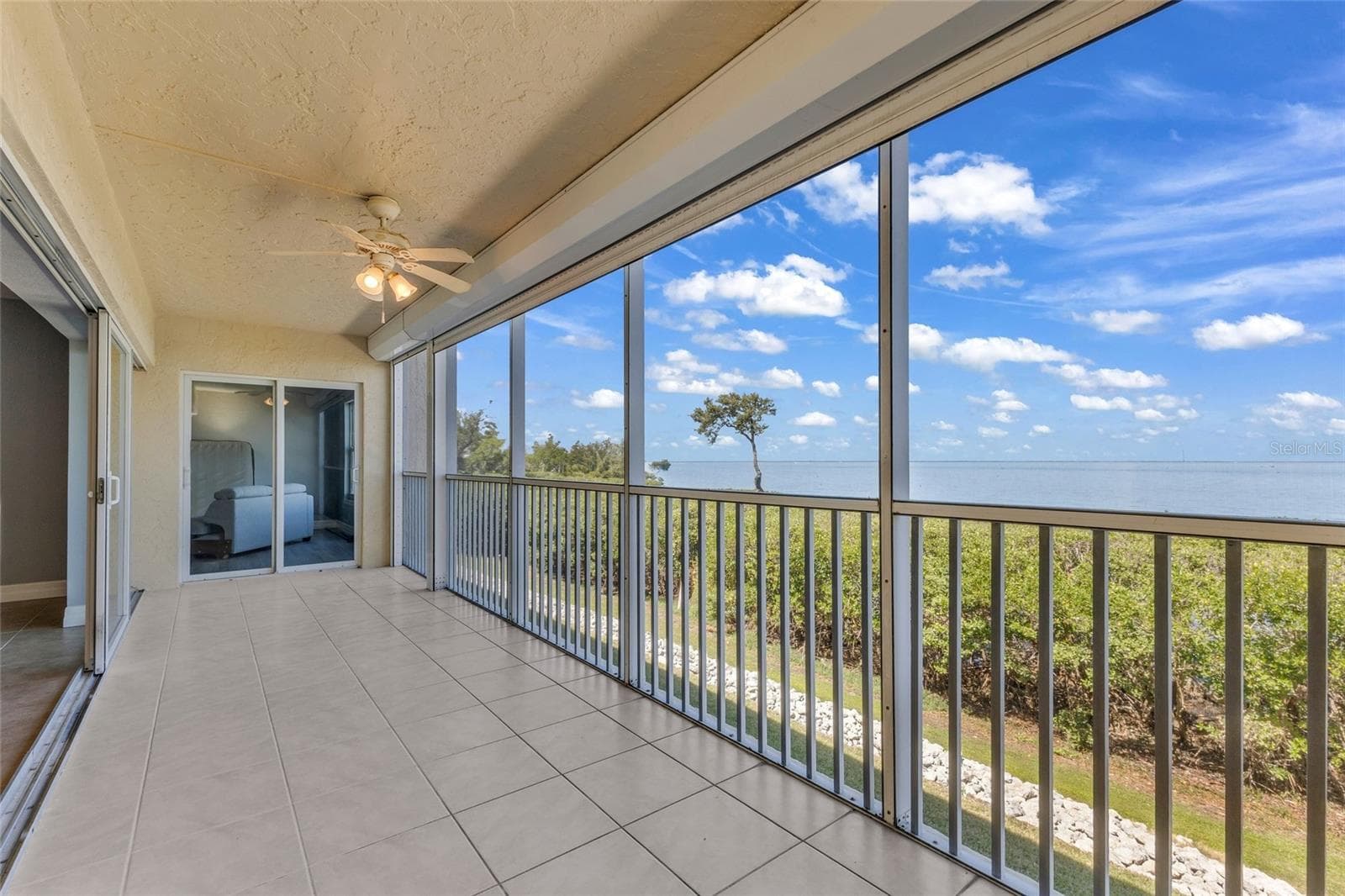 Lanai overlooking Charlotte Harbor - 101 N MARION CT #213, PUNTA GORDA
