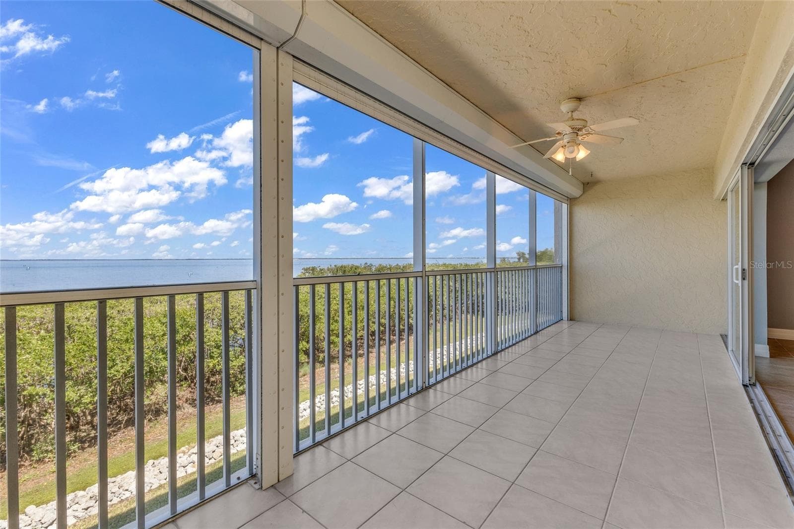 Lanai overlooking Charlotte Harbor - 101 N MARION CT #213, PUNTA GORDA