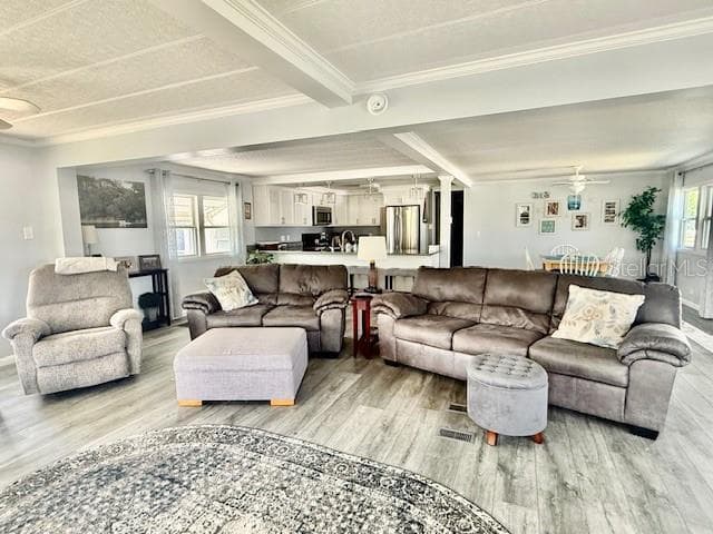 Living Area - 264 PHILADELPHIA BLVD #51, PALM HARBOR