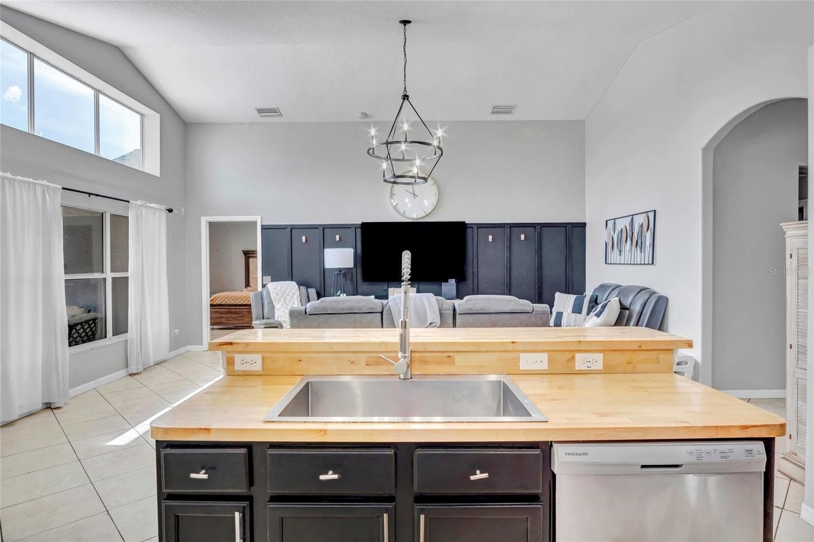 View from inside kitchen area. - 8335 ADELE RD, LAKELAND