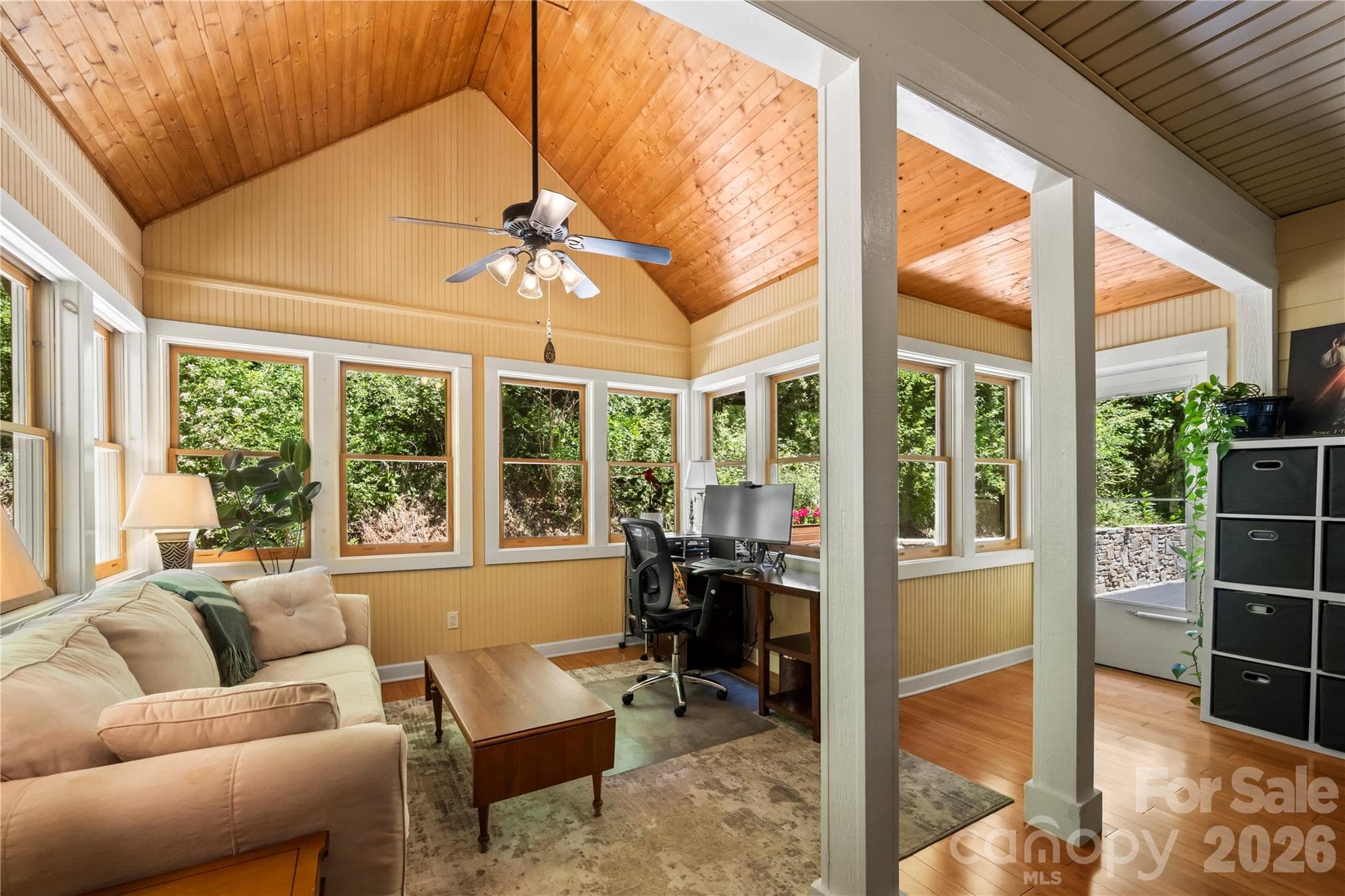 sunroom off kitchen - 128 Churchill Downs Drive, Fairview