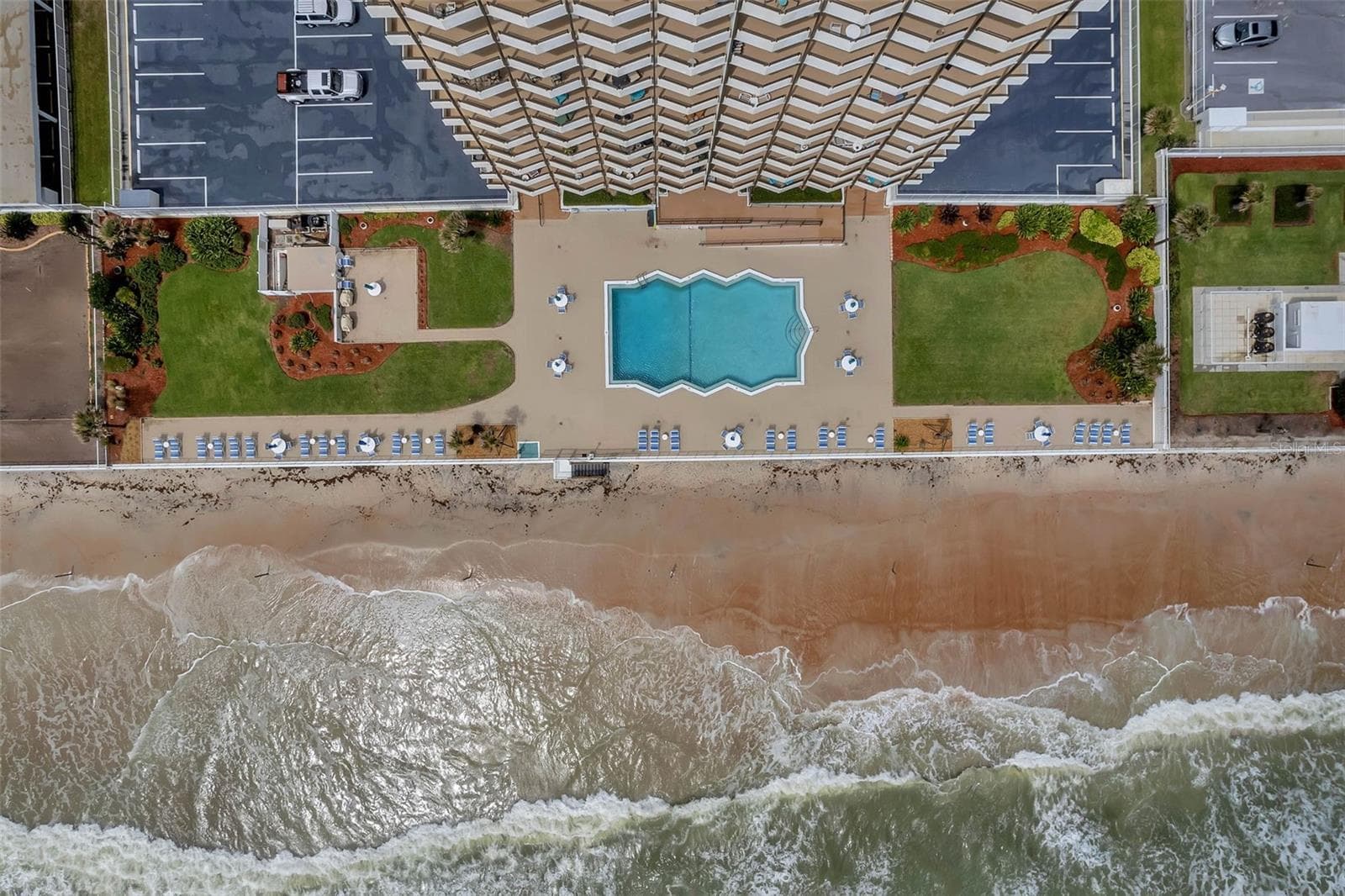 Aerial View - 2900 N ATLANTIC AVE #1106, DAYTONA BEACH