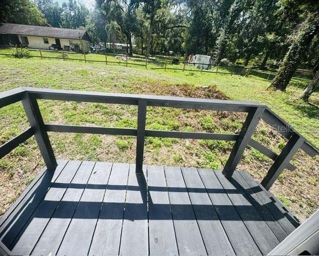 Deck area in Back yard - 11898 SW 36TH WAY, WEBSTER