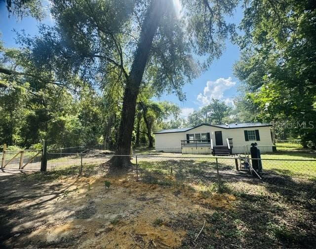 Fenced yard - 11898 SW 36TH WAY, WEBSTER