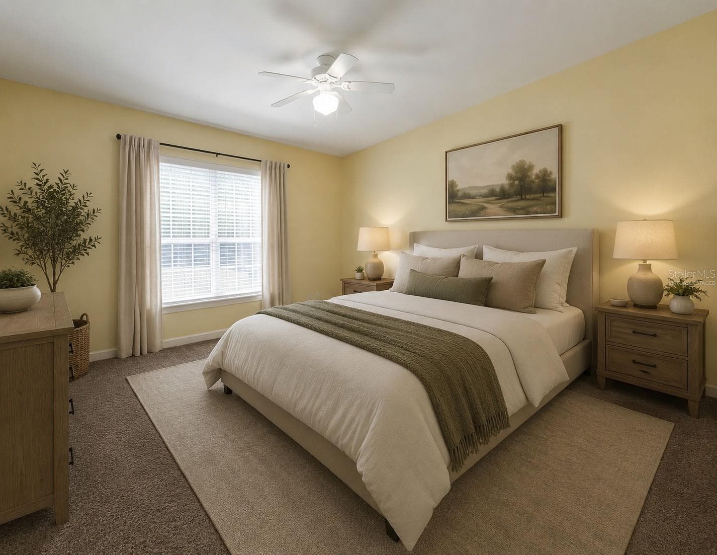 Bedroom #2 Virtually staged - 14221 HURRICANE DR, WEEKI WACHEE