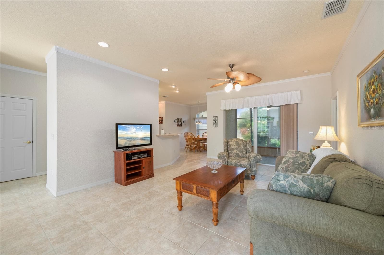 Living Room, 8' sliders to Lanai - 1637 PALACE CT, PORT CHARLOTTE