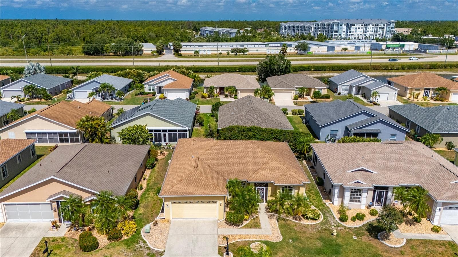 Aerial showing location - 1637 PALACE CT, PORT CHARLOTTE