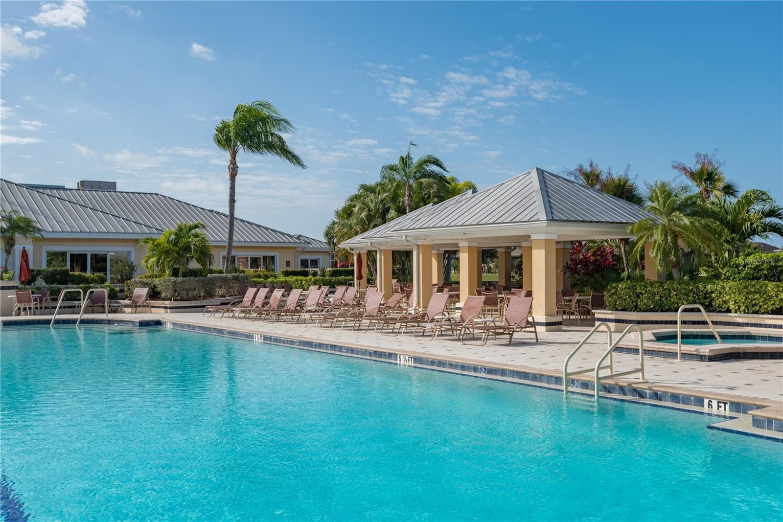 Pool area with canopy - 1637 PALACE CT, PORT CHARLOTTE