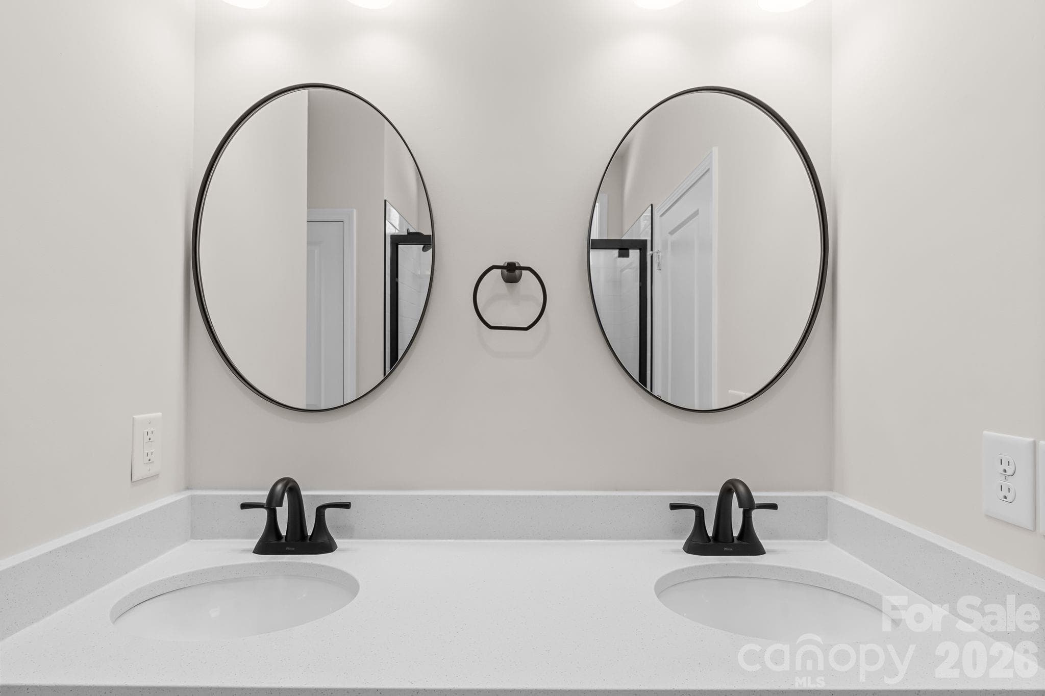 Primary bathroom with double sink - 2123 Woodhurst Lane, Albemarle