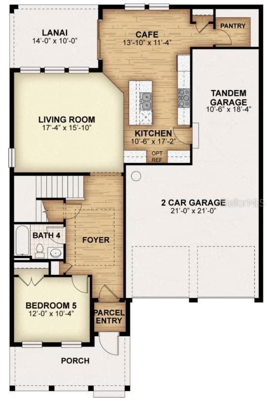 First floor - 17422 HONEYBELL TANGELO CT, WINTER GARDEN