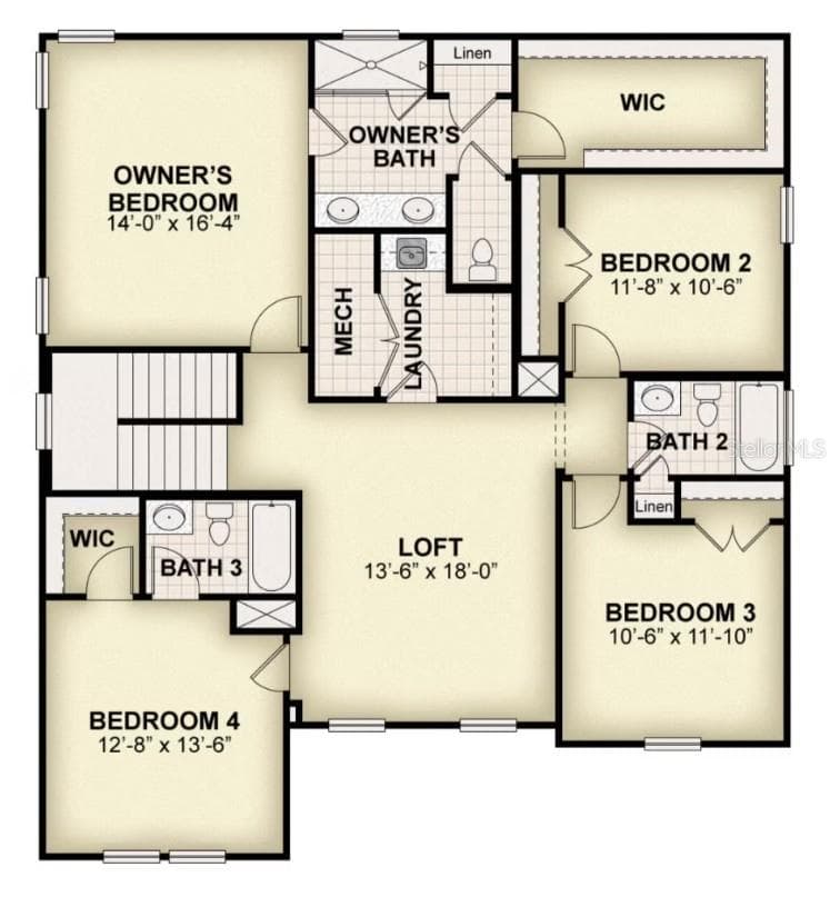 Second floor - 17422 HONEYBELL TANGELO CT, WINTER GARDEN