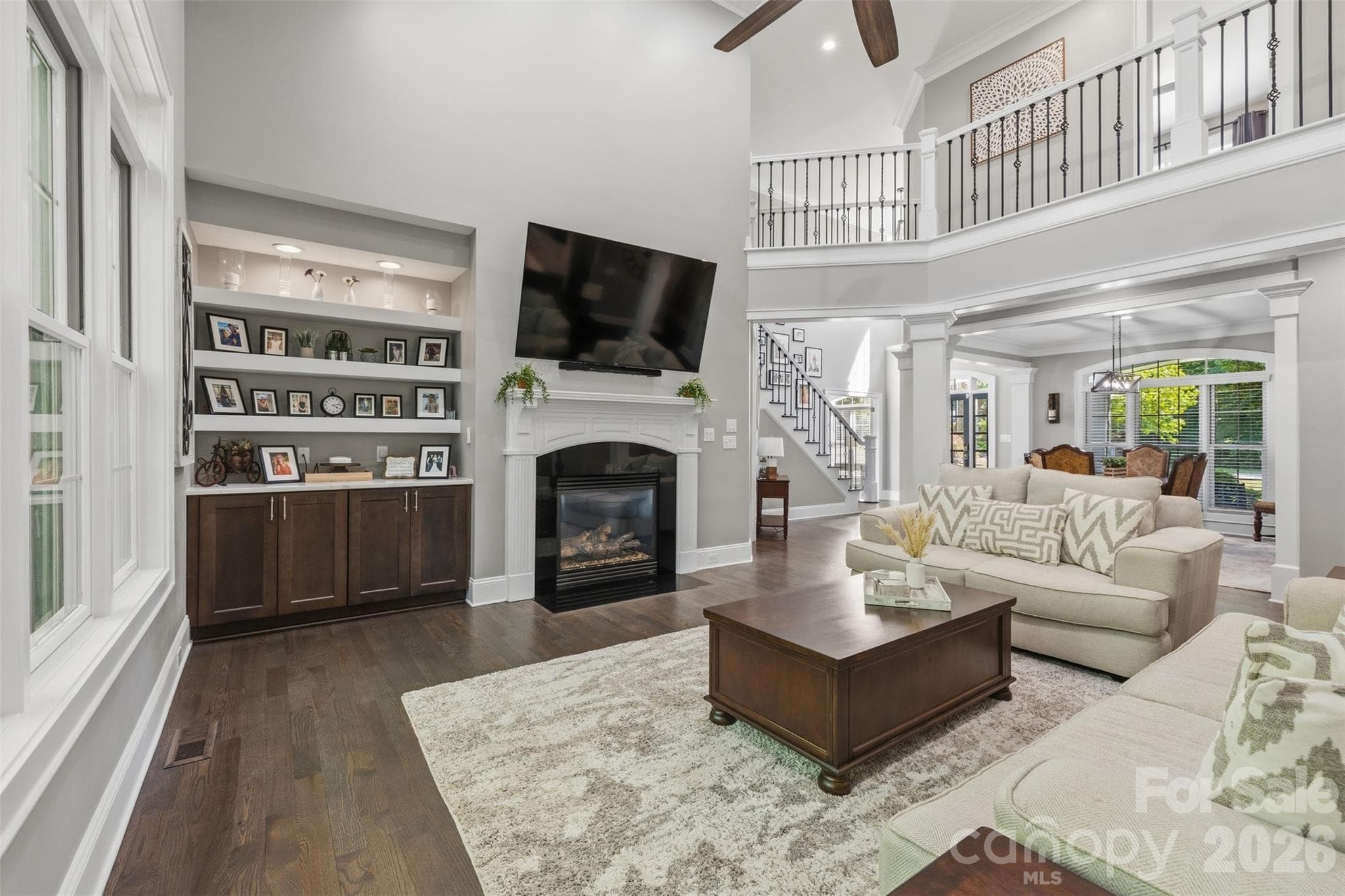 Gas fireplace - 7653 Juniper Lane, Denver