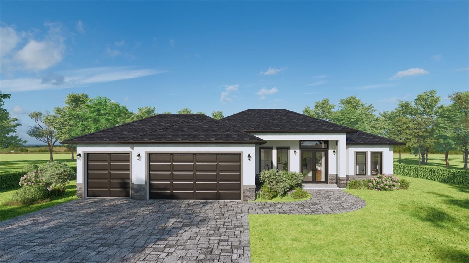 Proposed Project Rendering Front 2 - 91 S BRIG CIR S, PLACIDA