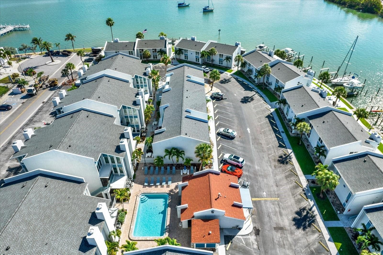 Aerial - 169 MEDALLION BLVD #E, MADEIRA BEACH