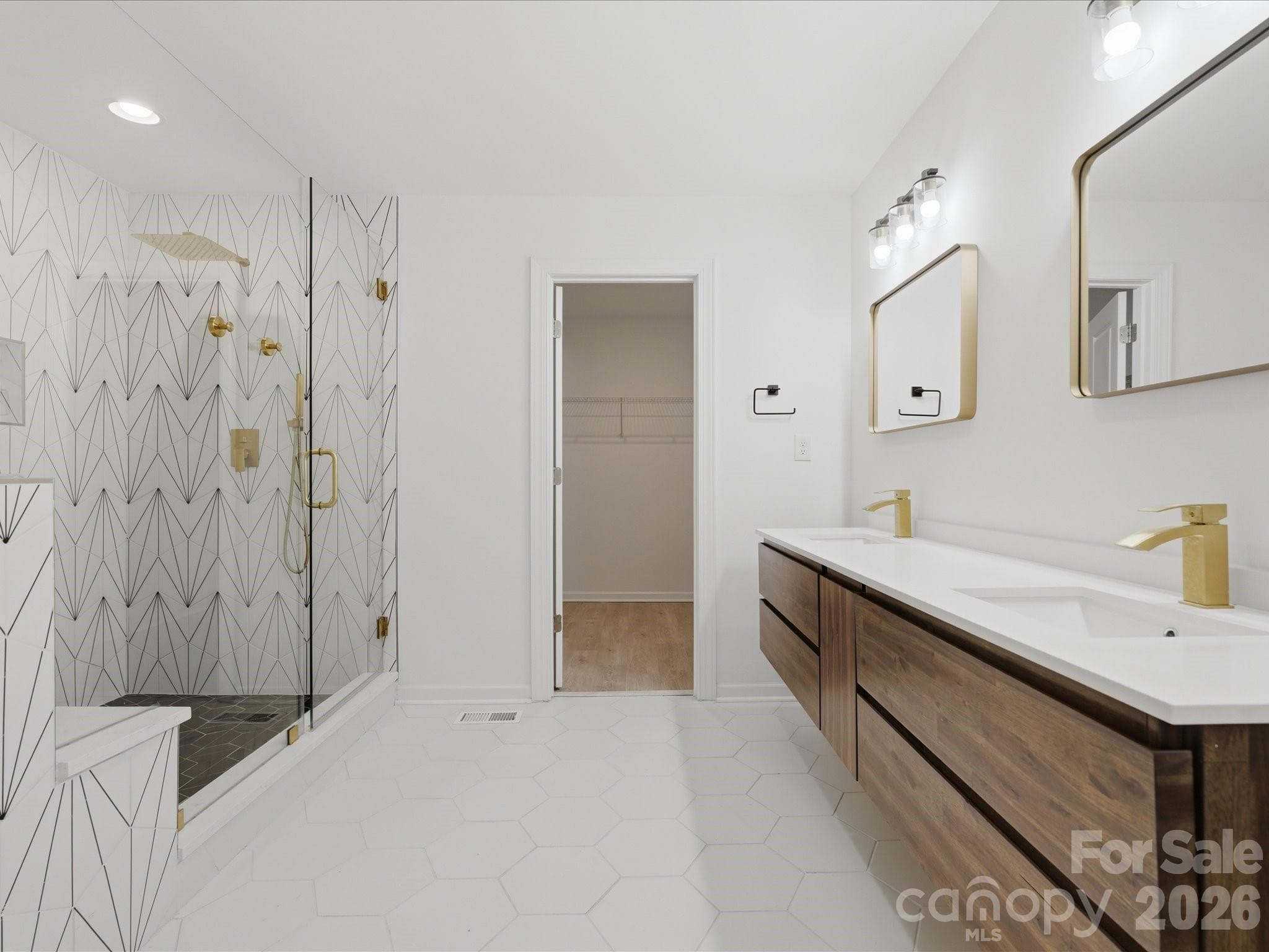 Primary Bathroom - 3633 Rosehaven Drive, Charlotte