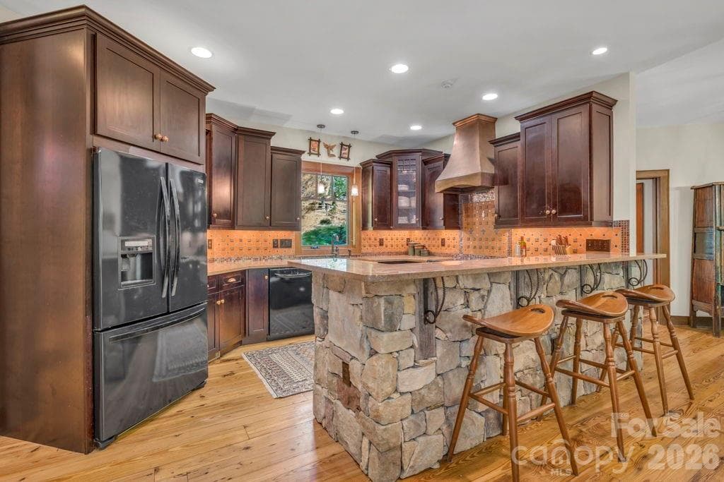 kitchen with bar seating - 355 Oakley Green None, Boone