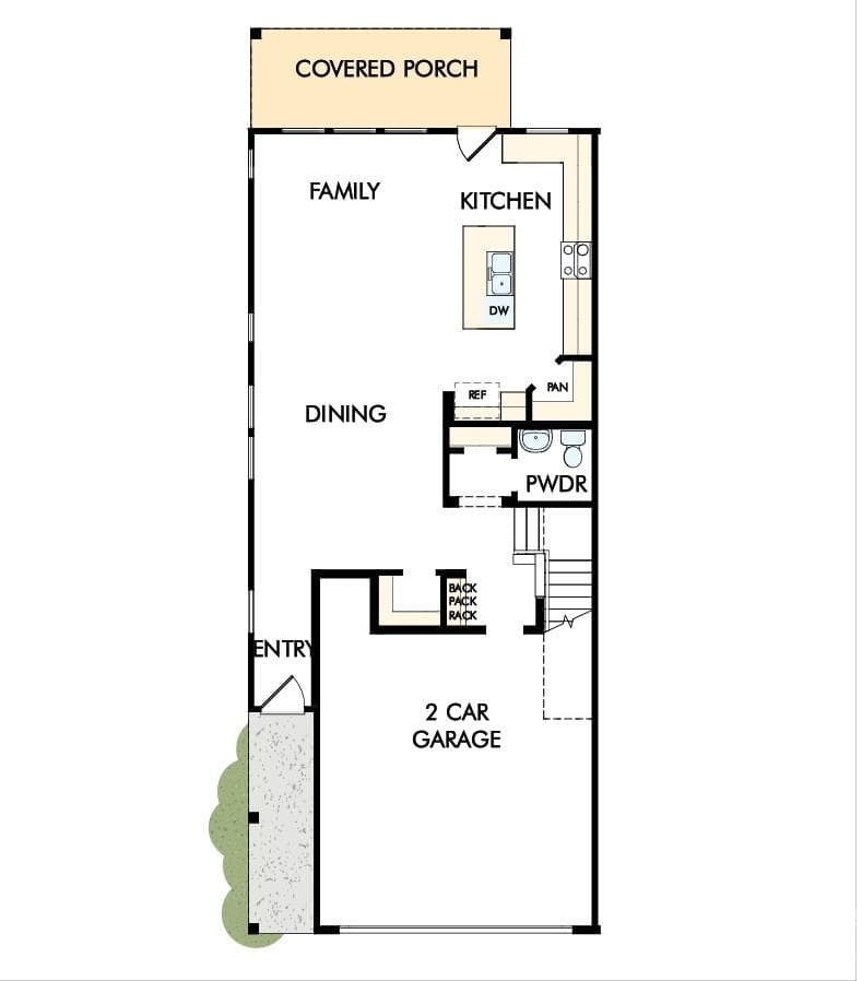 First Floor Plan - 284 Alluvium Lane, Waxhaw