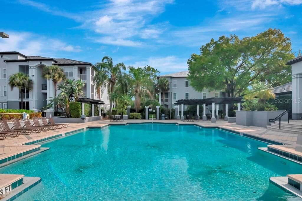 Primary Pool Area behind Clubhouse - 5815 LEGACY CRESCENT PL #202, RIVERVIEW