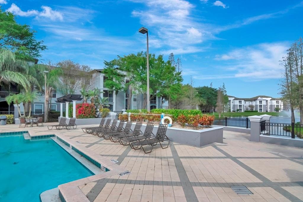 Primary Pool Area behind Clubhouse - 5815 LEGACY CRESCENT PL #202, RIVERVIEW