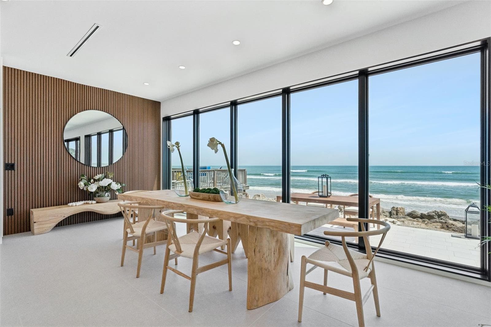 1st floor dining space. - 6887 S ATLANTIC AVE, NEW SMYRNA BEACH