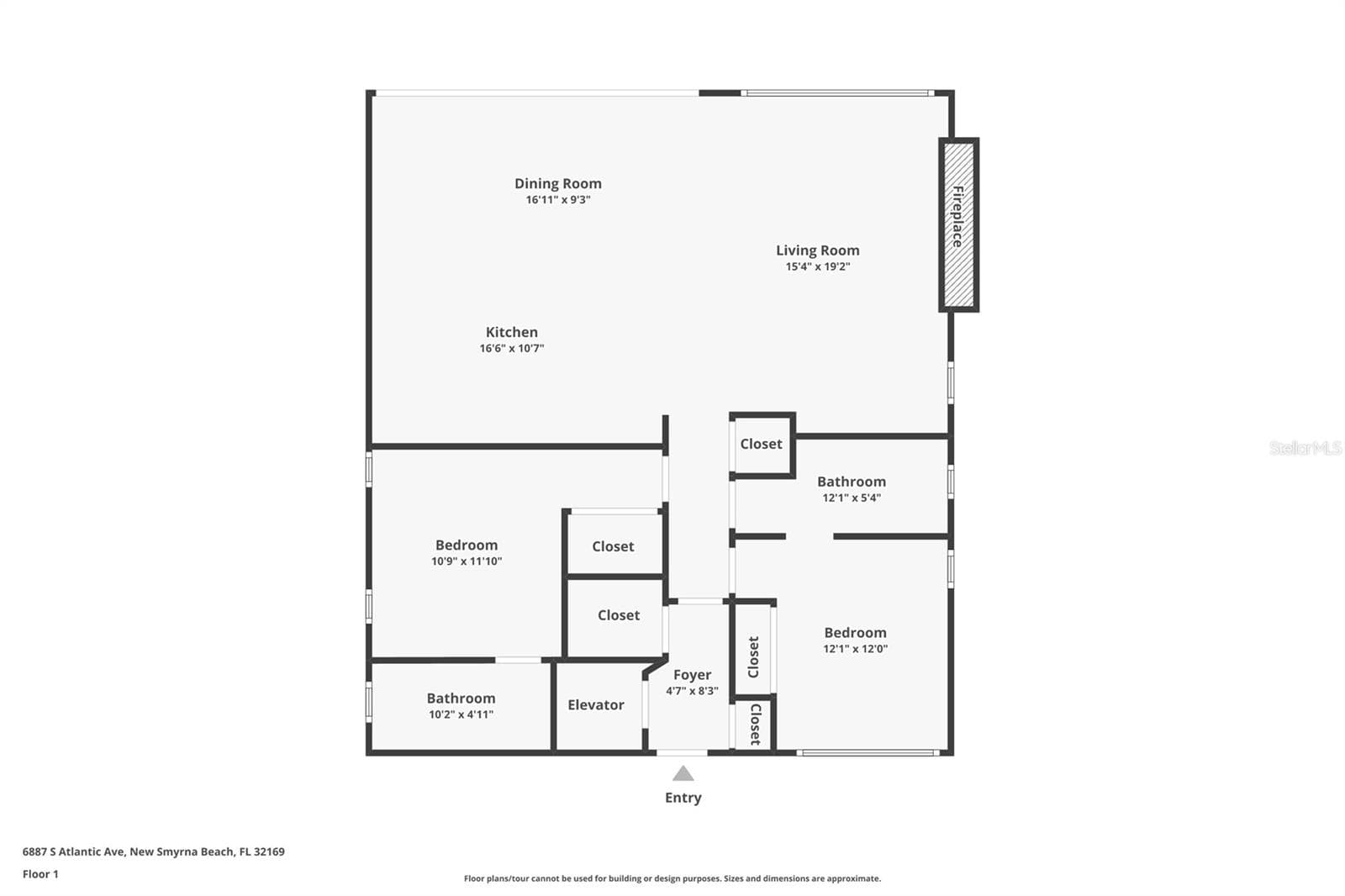 1st Floor - 6887 S ATLANTIC AVE, NEW SMYRNA BEACH