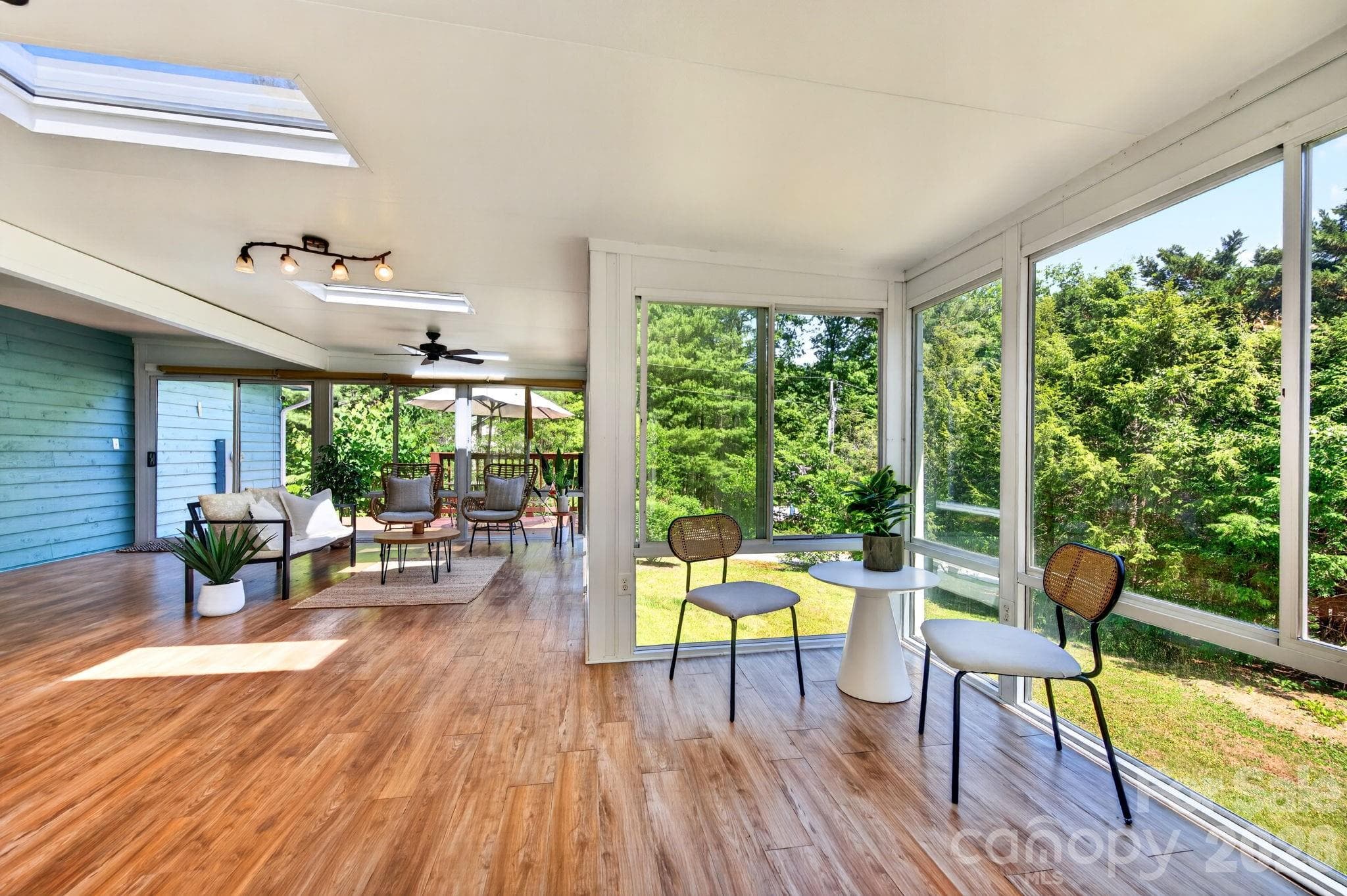 Check out this INCREDIBLE Sunroom! - 109 Lovers Loop Road, Asheville