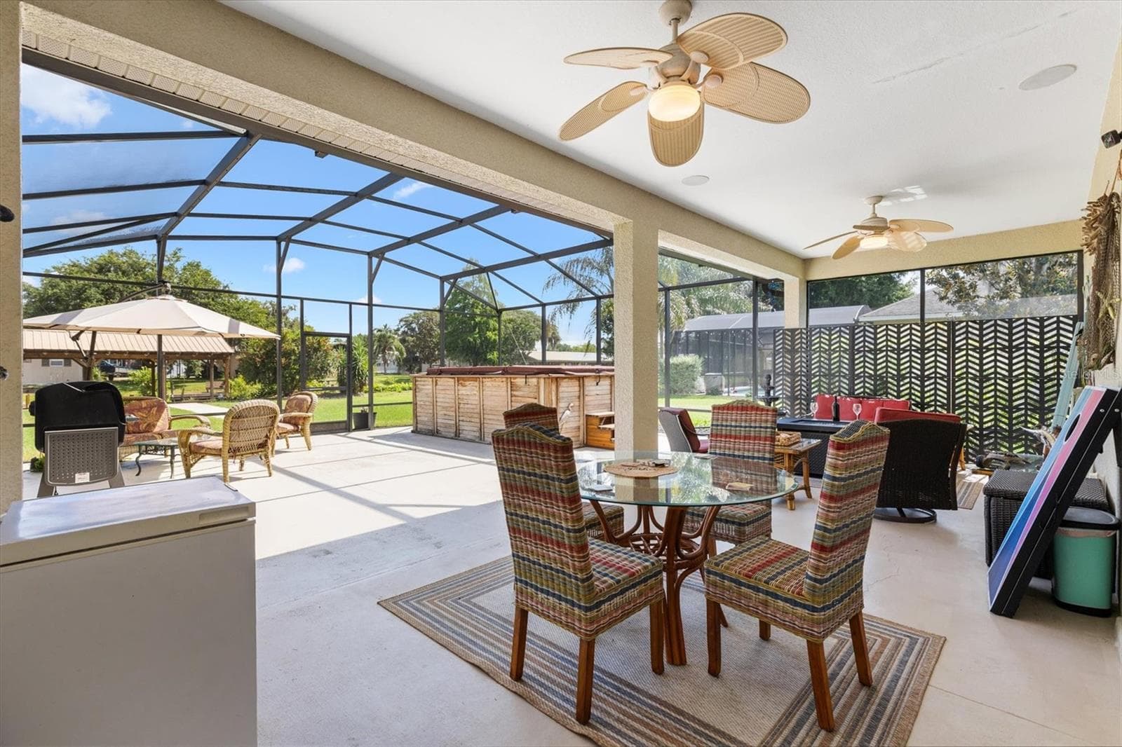 The larger living area offers exceptional entertaining space and includes a versatile spa retreat, ideal for a sauna, exercise spa, wellness area, or relaxing personal escape. - 12107 EAGLE POINT CT, LEESBURG