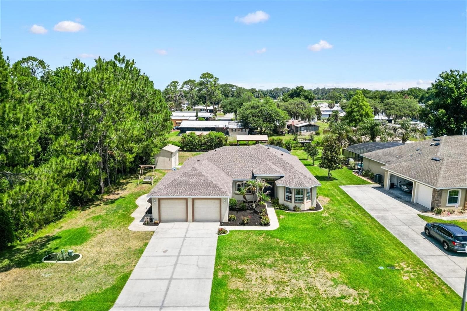 The storage shed offers the perfect place to keep tools, outdoor equipment, and additional storage neatly organized. - 12107 EAGLE POINT CT, LEESBURG