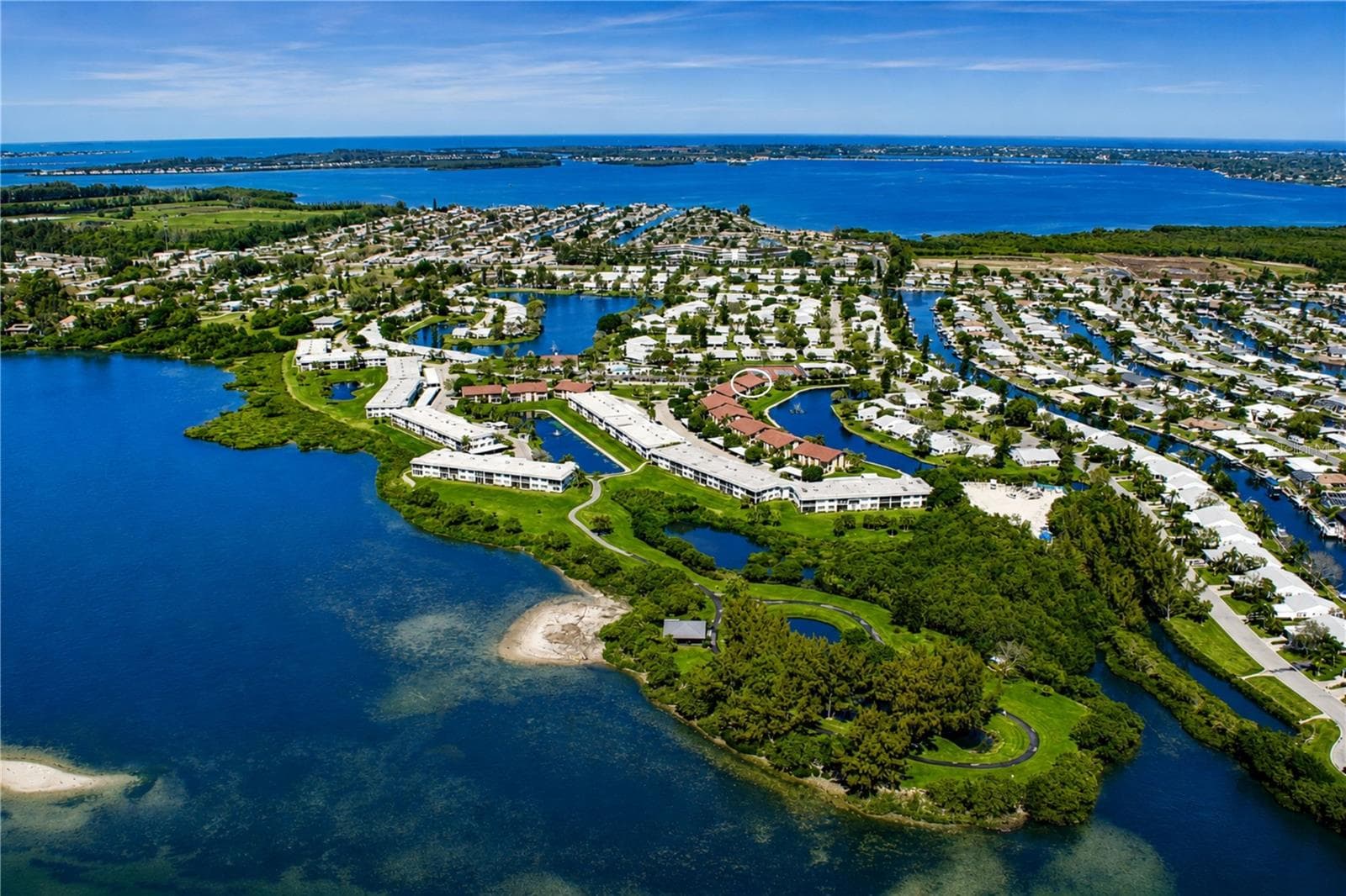 Condo highlighted in white - 4853 INDEPENDENCE DR, BRADENTON