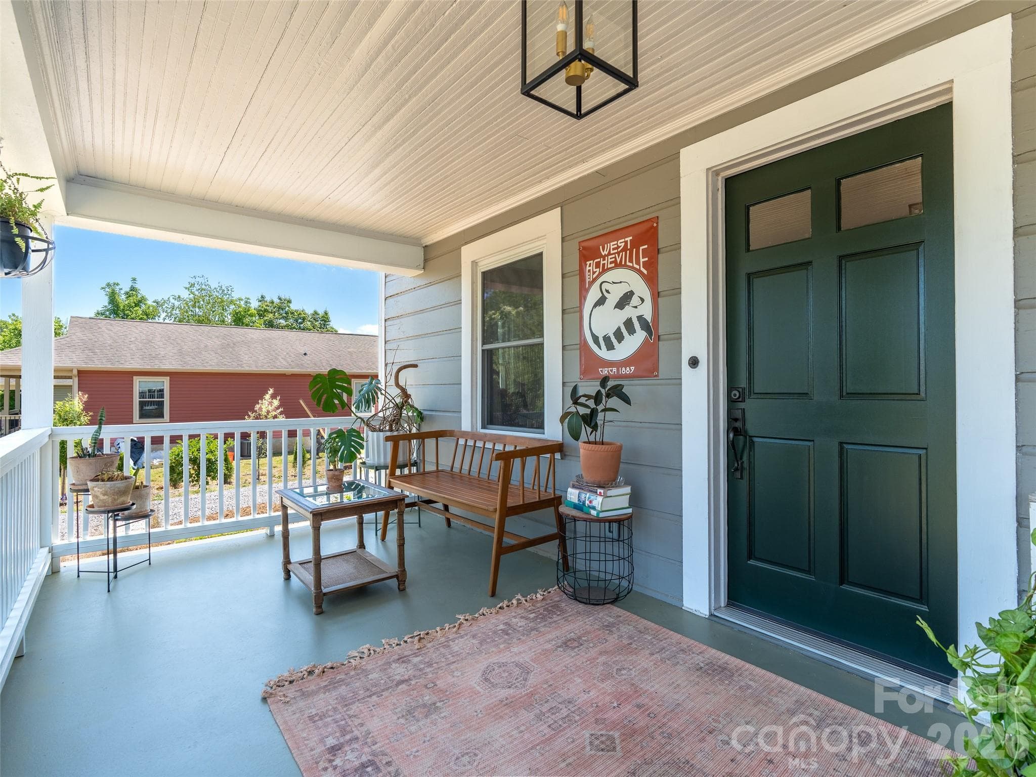 Relax and unwind on the covered front porch - Asheville