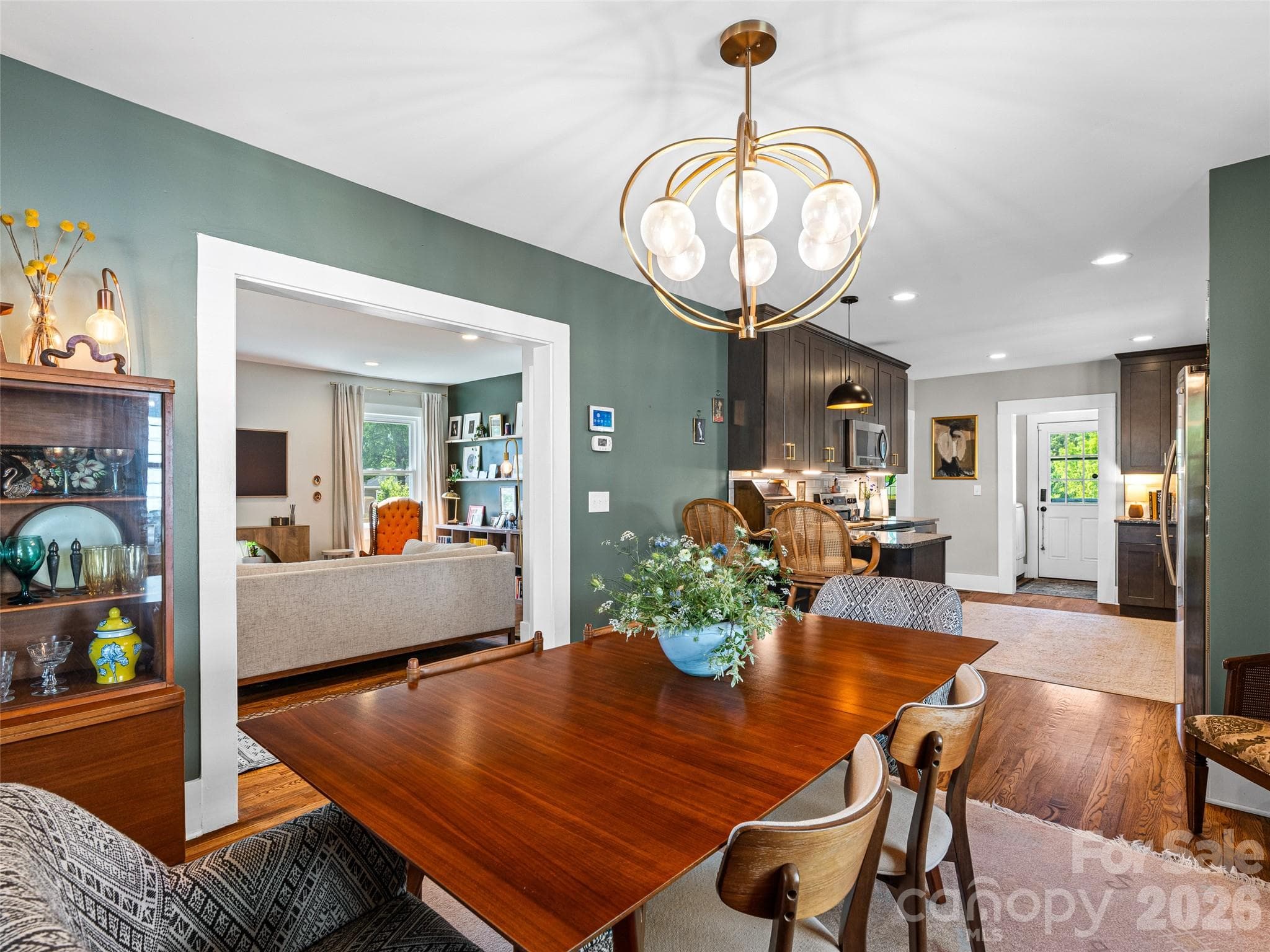Entertain in the dining room - Asheville