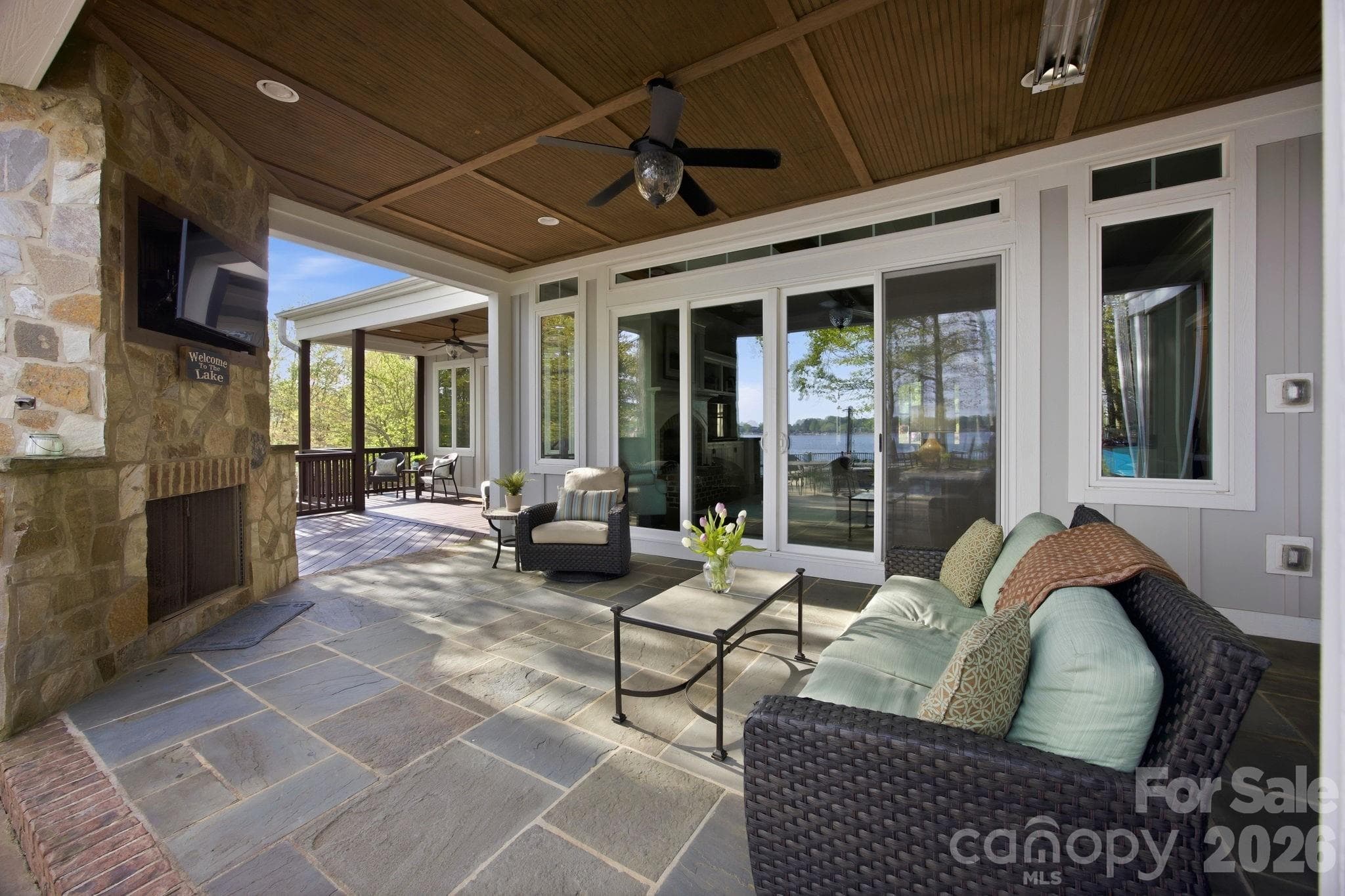 Inviting outdoor living space. Perfect for relaxing or entertaining year-round. - Cornelius