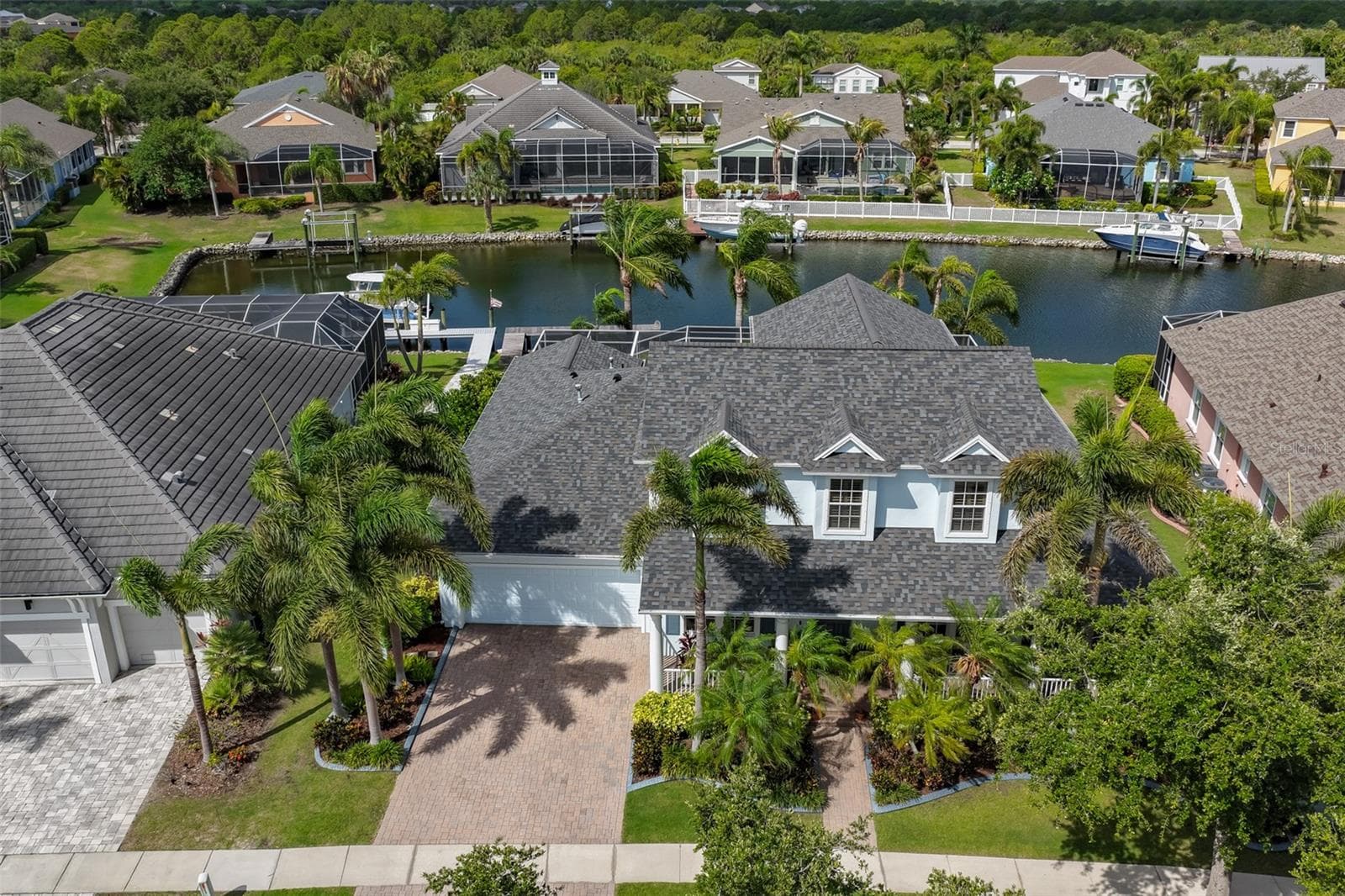 aerial view - 5318 LOON NEST CT, APOLLO BEACH
