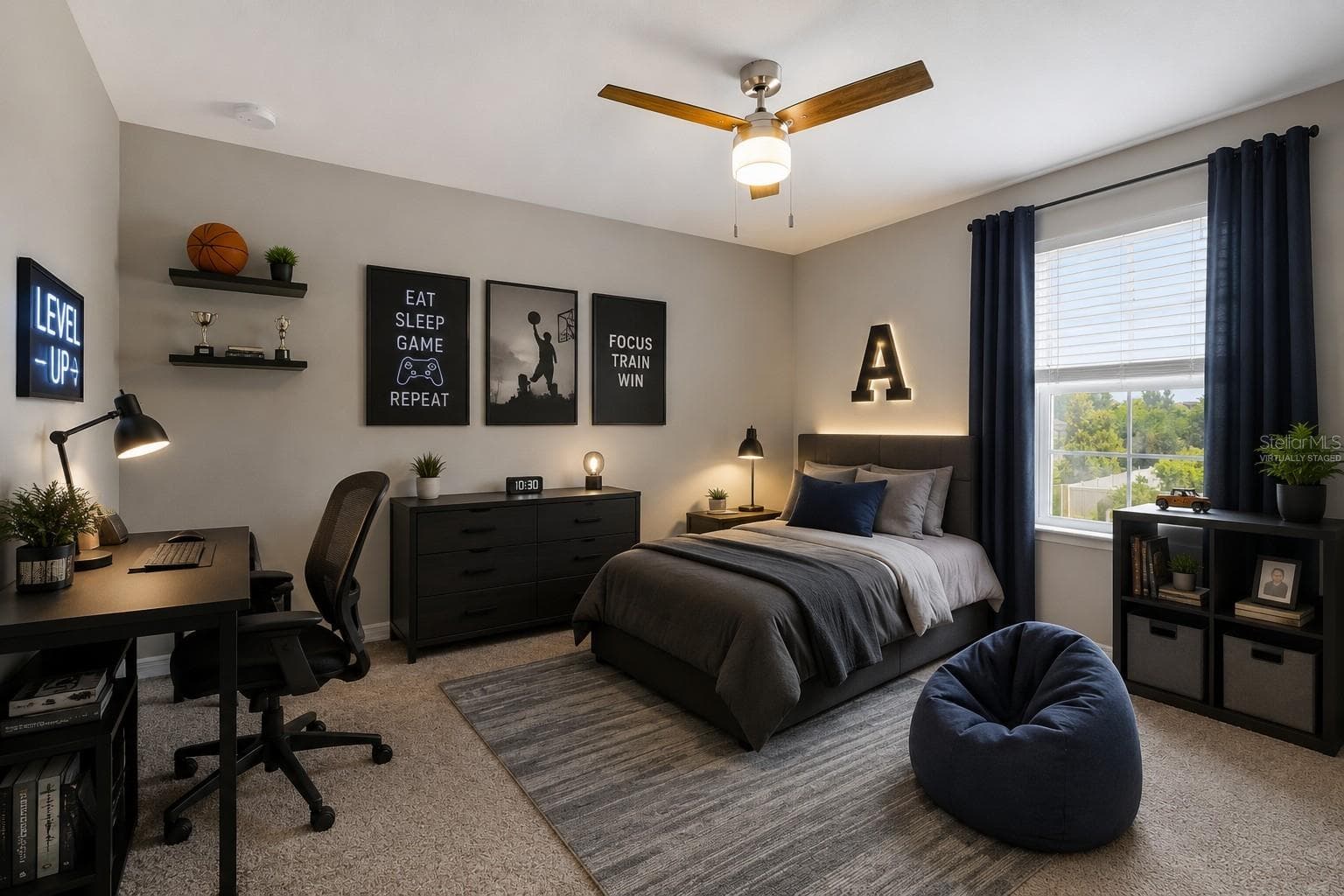 Bedroom 3Virtually Staged - 1192 MULTIFLORA LOOP, LUTZ