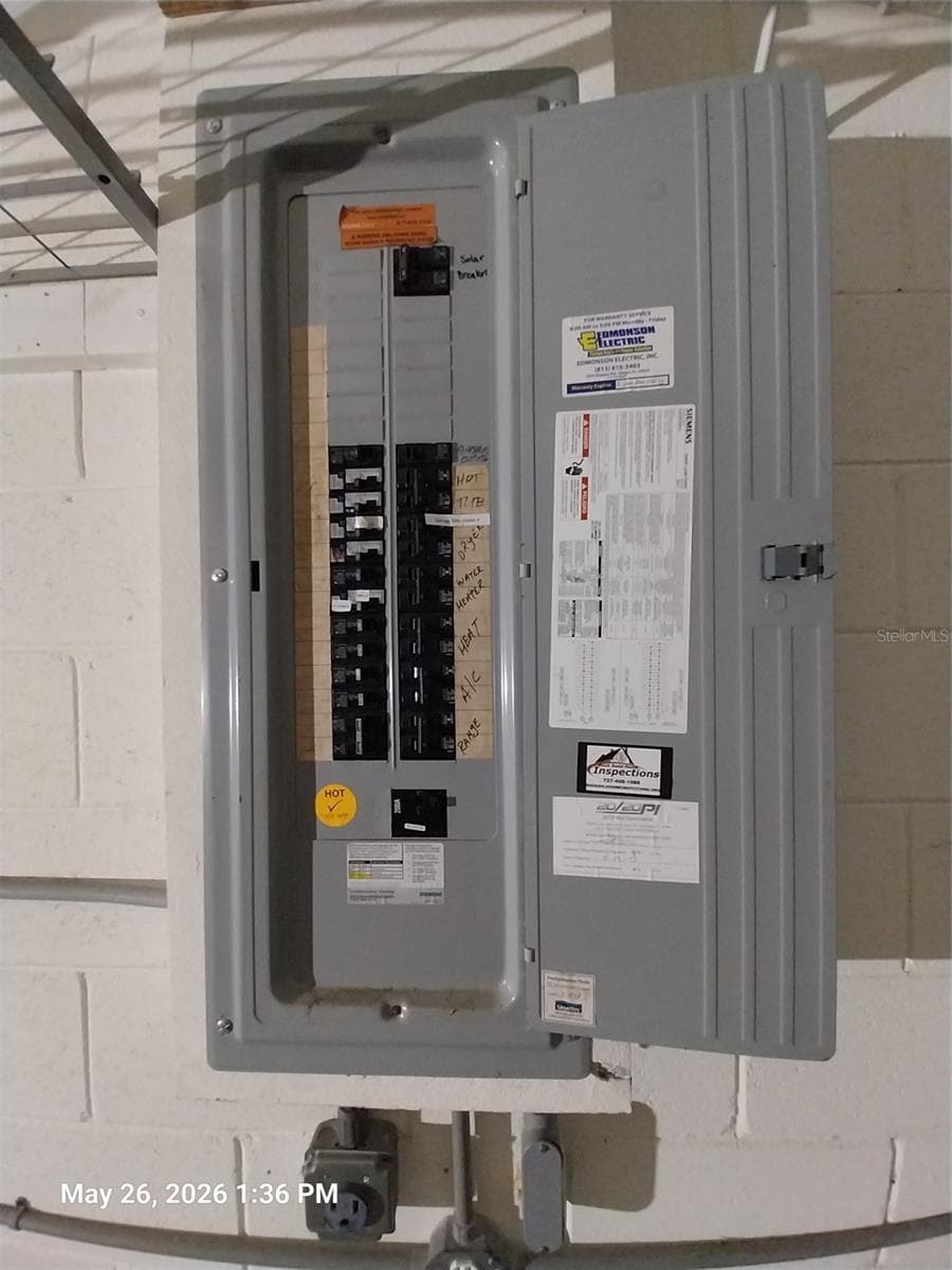 Electrical Panel/Garage - 2228 PARROT FISH DR, HOLIDAY